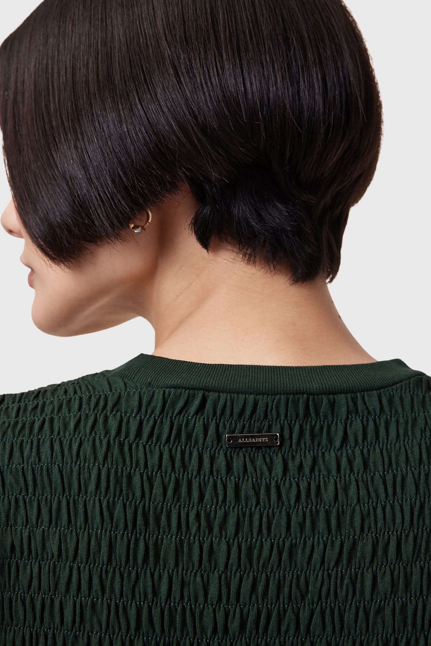 ODE DRESS DARK FOREST GREEN 5