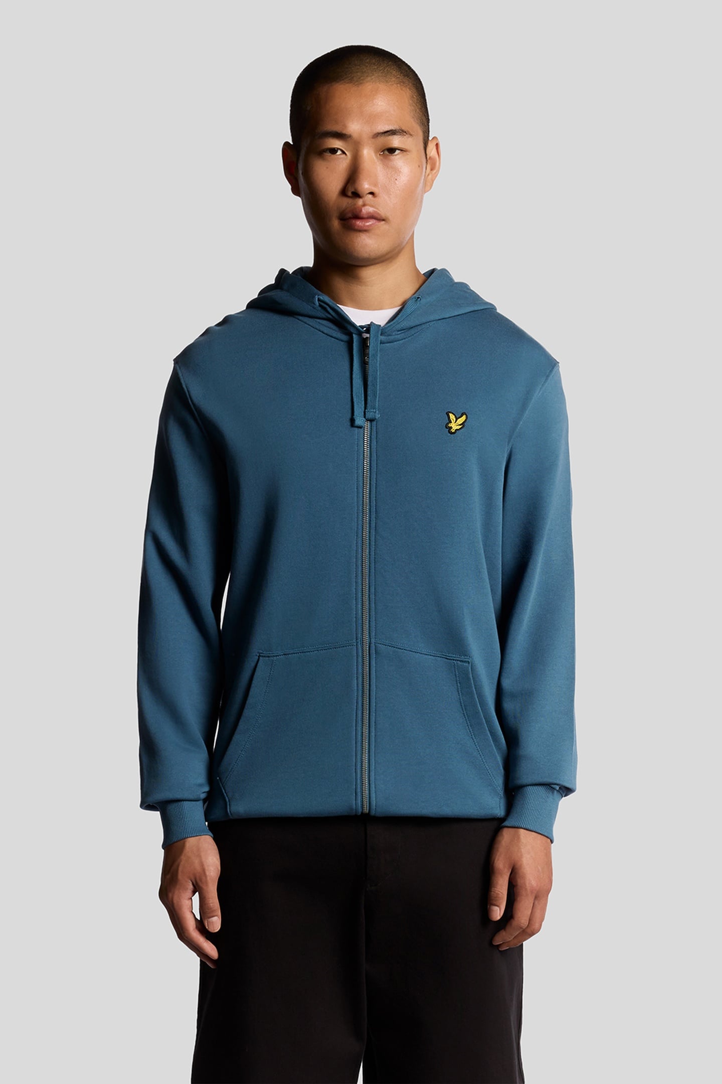 ZIP THROUGH HOODIE DEEP WATER 2