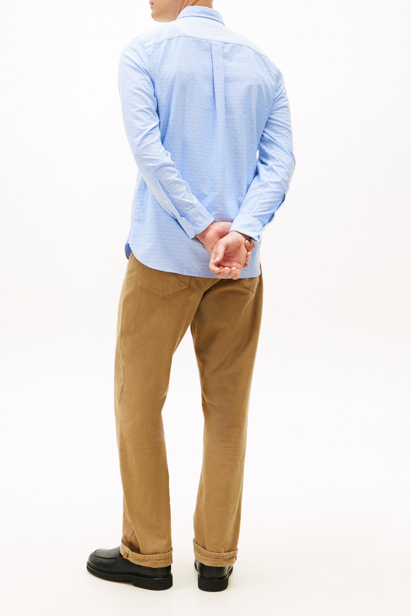 OXFORD DOBBY REGULAR FIT SHIRT SHIRT BLUE/ALLOVER 4