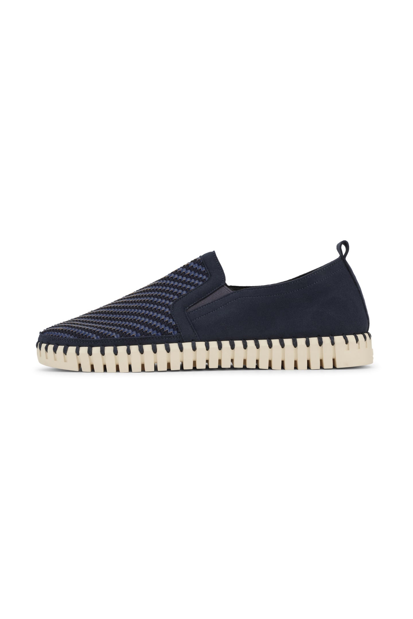 FLATS TULIP143MEN DARK INDIGO PEARLED IVORY 1