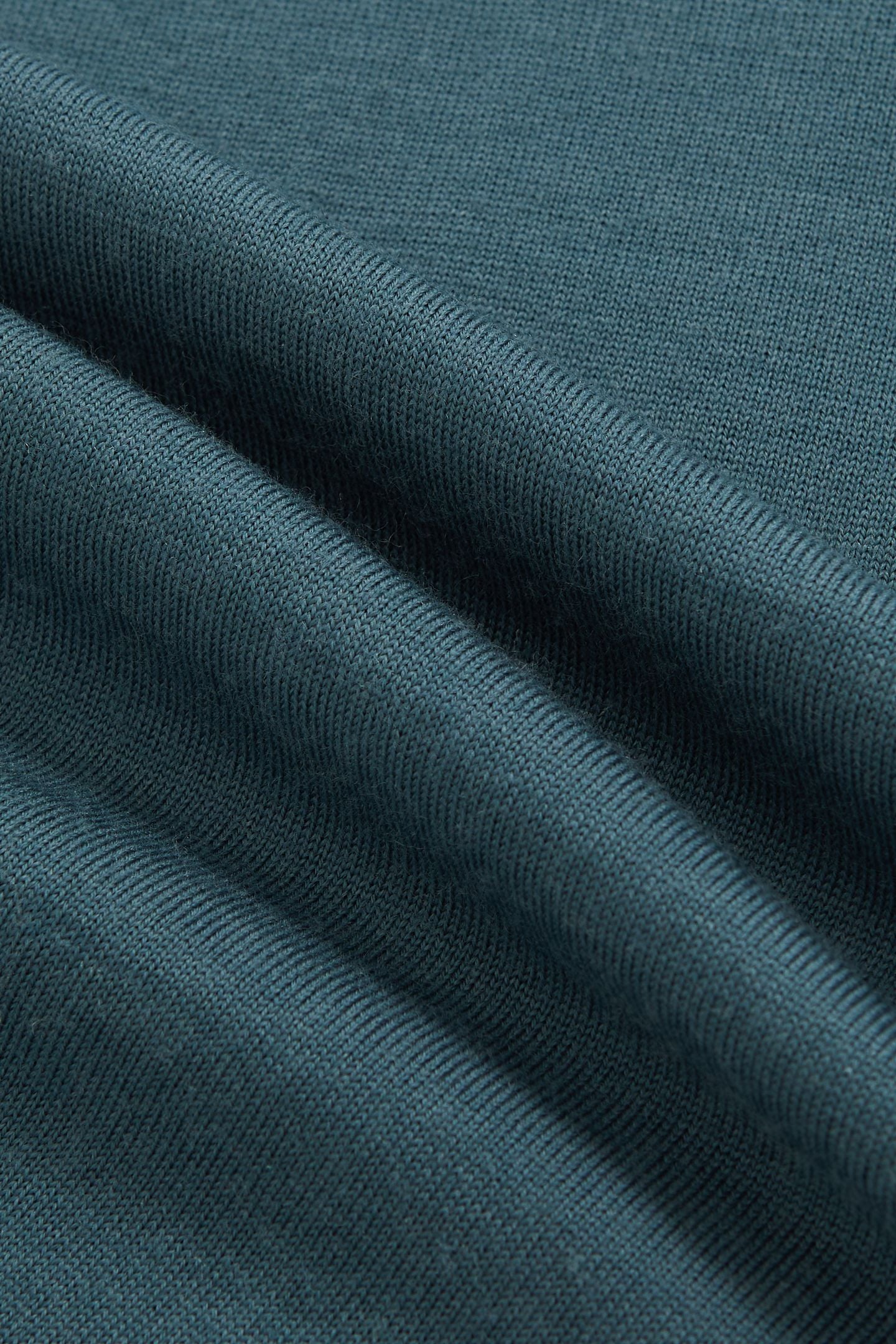 LS HALF ZIP FUNNEL MERINO WOOL JUMPER ORION BLUE 5