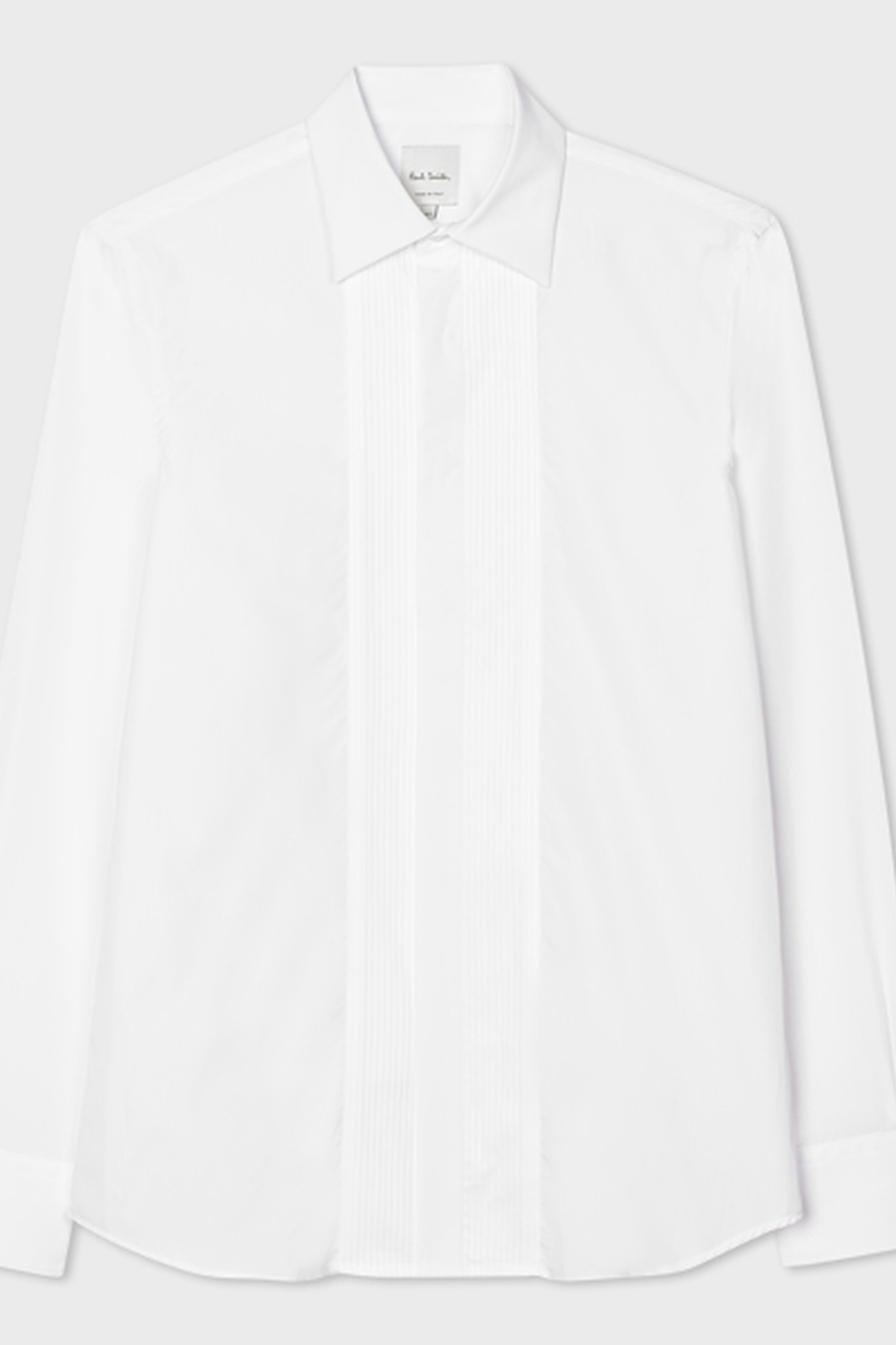 S/C TAILORED FIT EVENING SHIRT WHITE 5