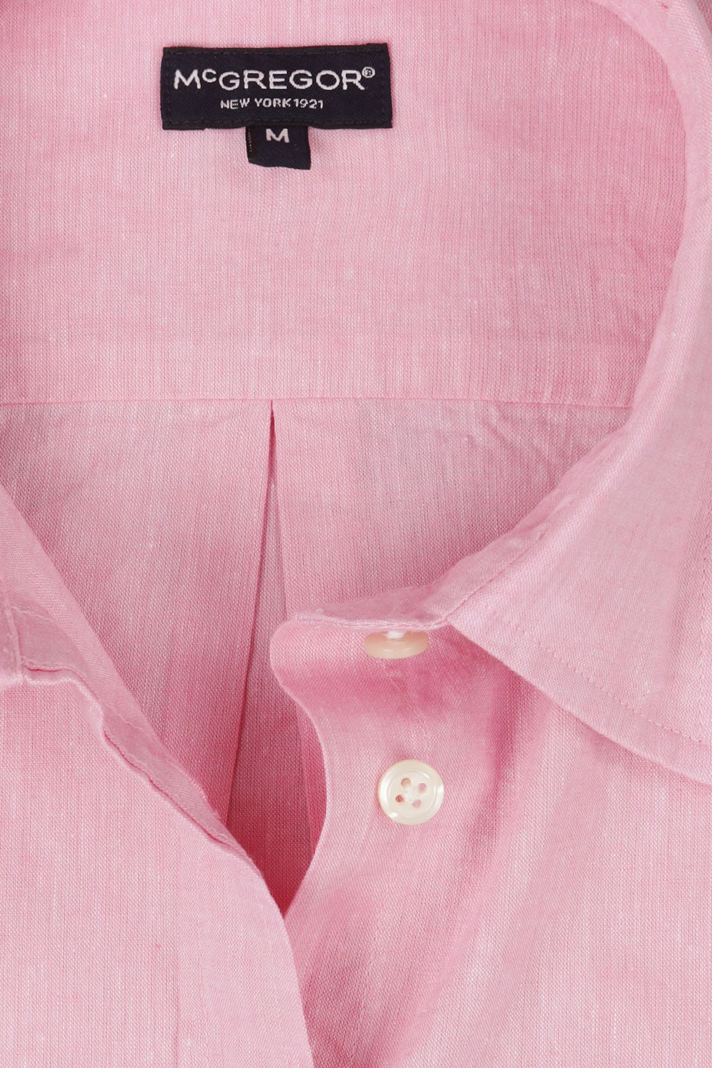 SOLID LINEN BLEND SHIRT LIGHT PINK 6