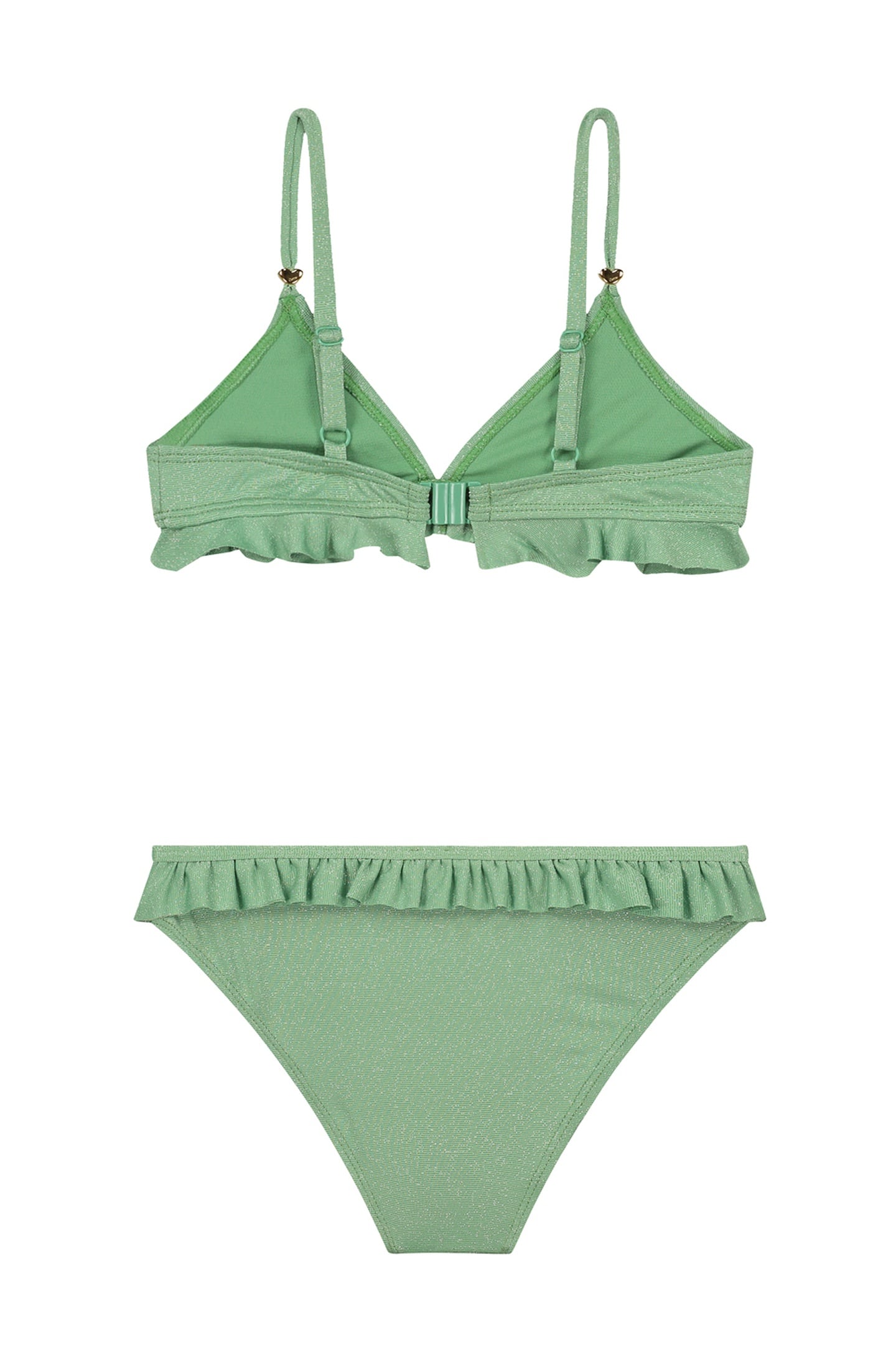 GIRLS ROSIE BIKINI SET SICILY GLITTER KELLY GREEN 2