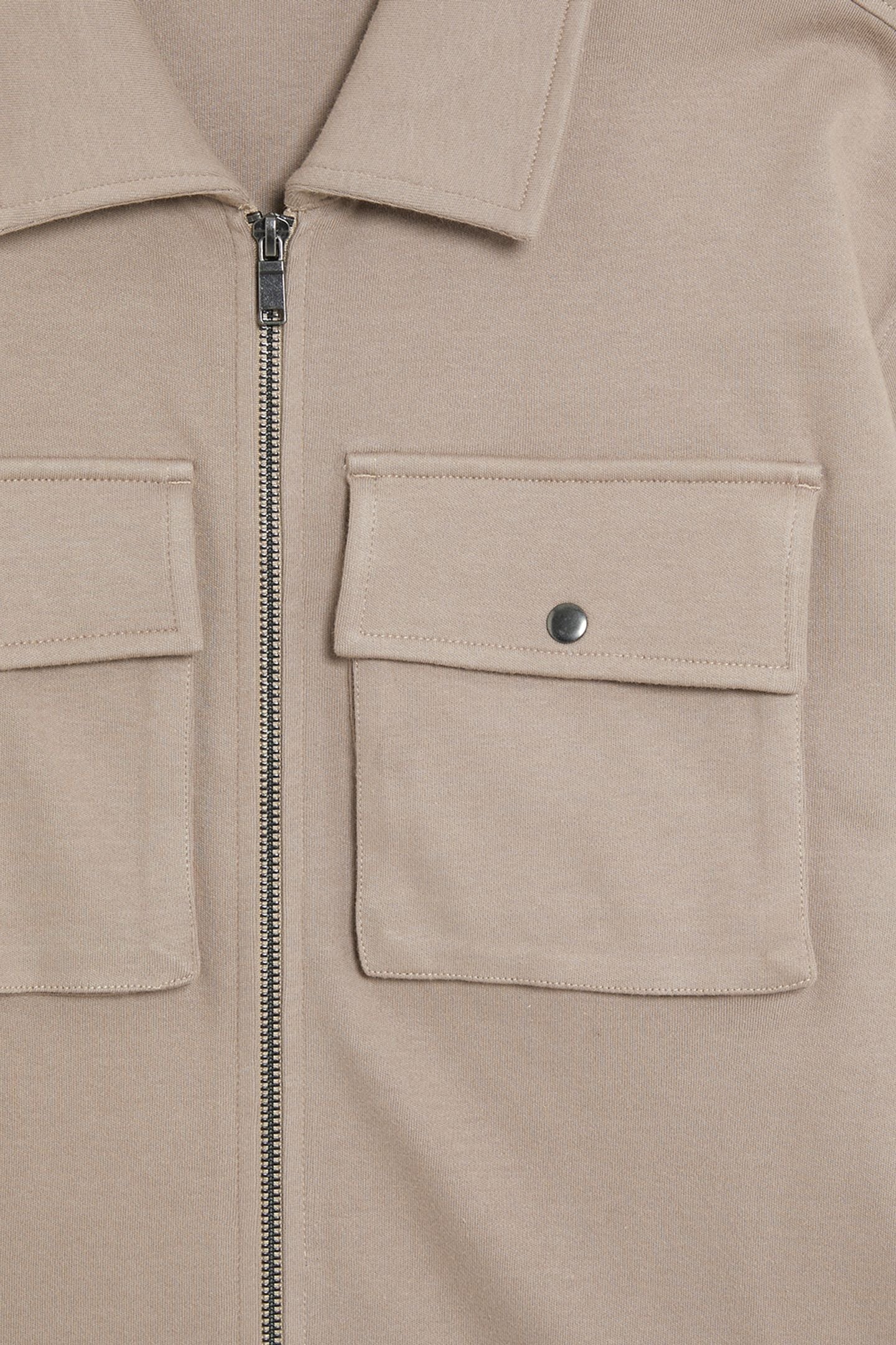 INTERLOCK JERSEY OVERSHIRT COBBLESTONE 6