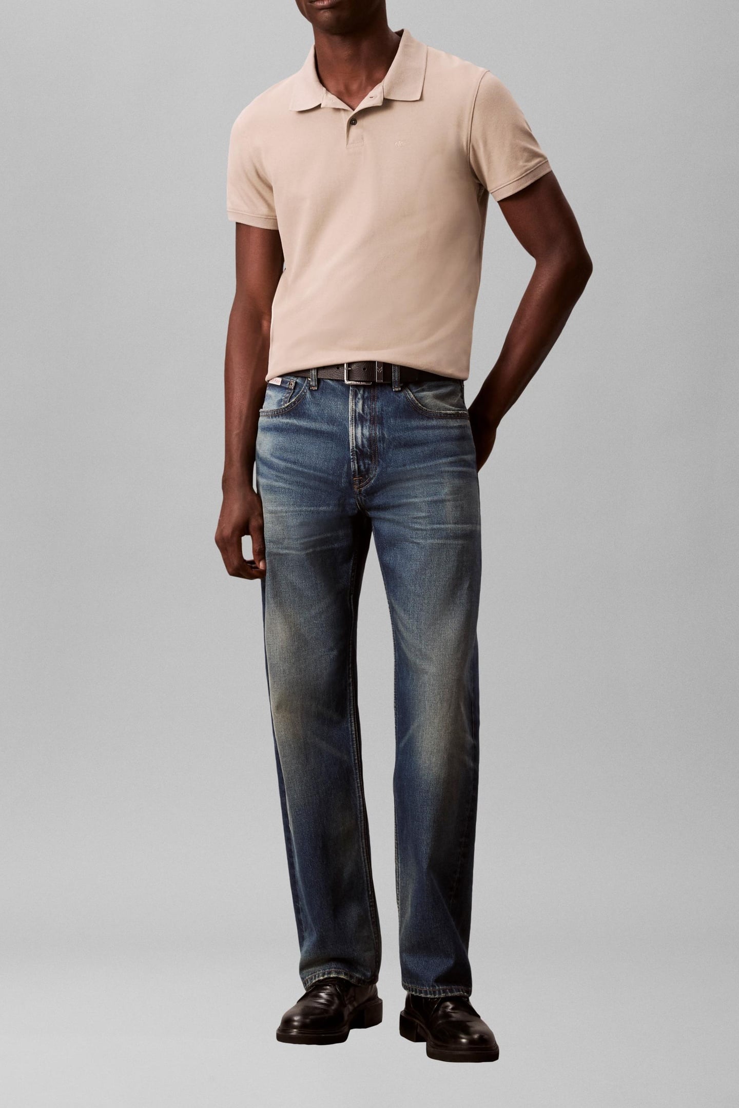 SS SLIM REFINED PIQUE TEE ANCIENT MARBLE 2