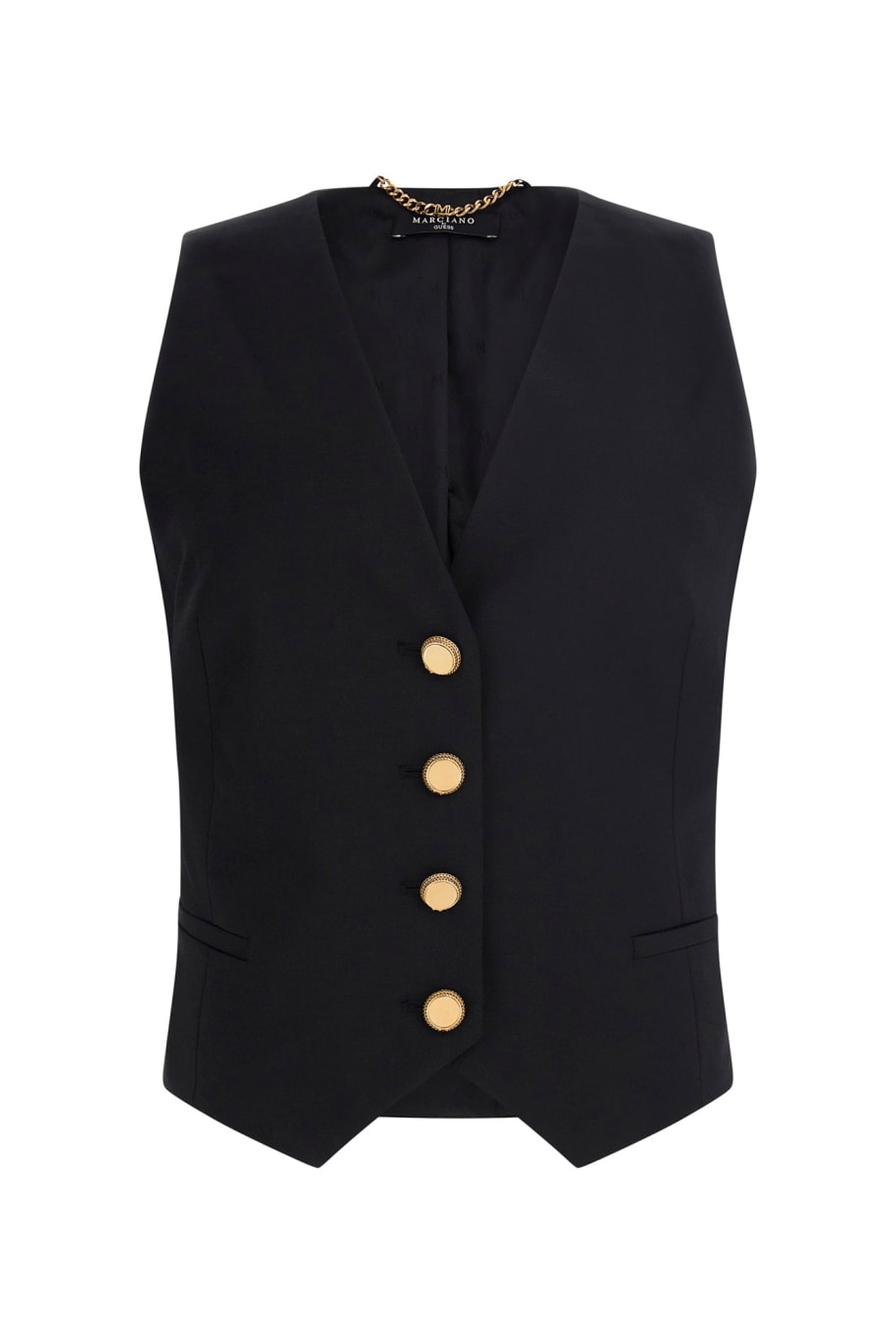 MARCIANO BY GUESS IRINA VEST JET BLACK 6