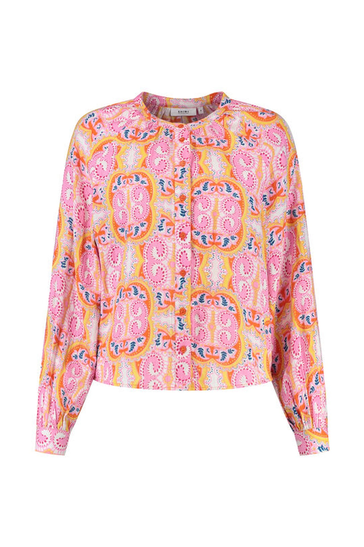 EZRA BLOUSE MYKONOS PAISLEY ORANGE MYKONOS PAISLEY 3