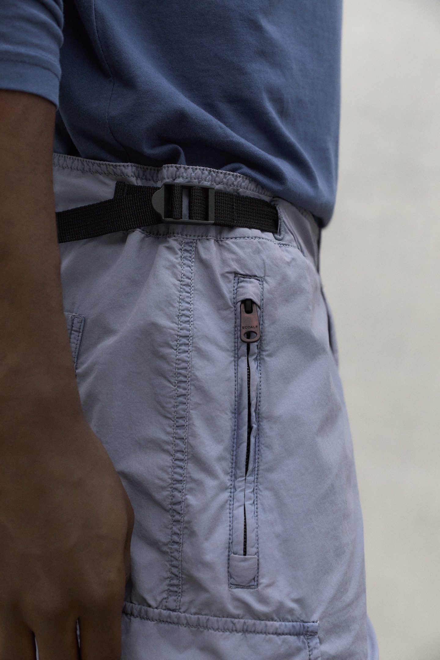 ALISTEALF CARGO SHORTS ASPHALT 3