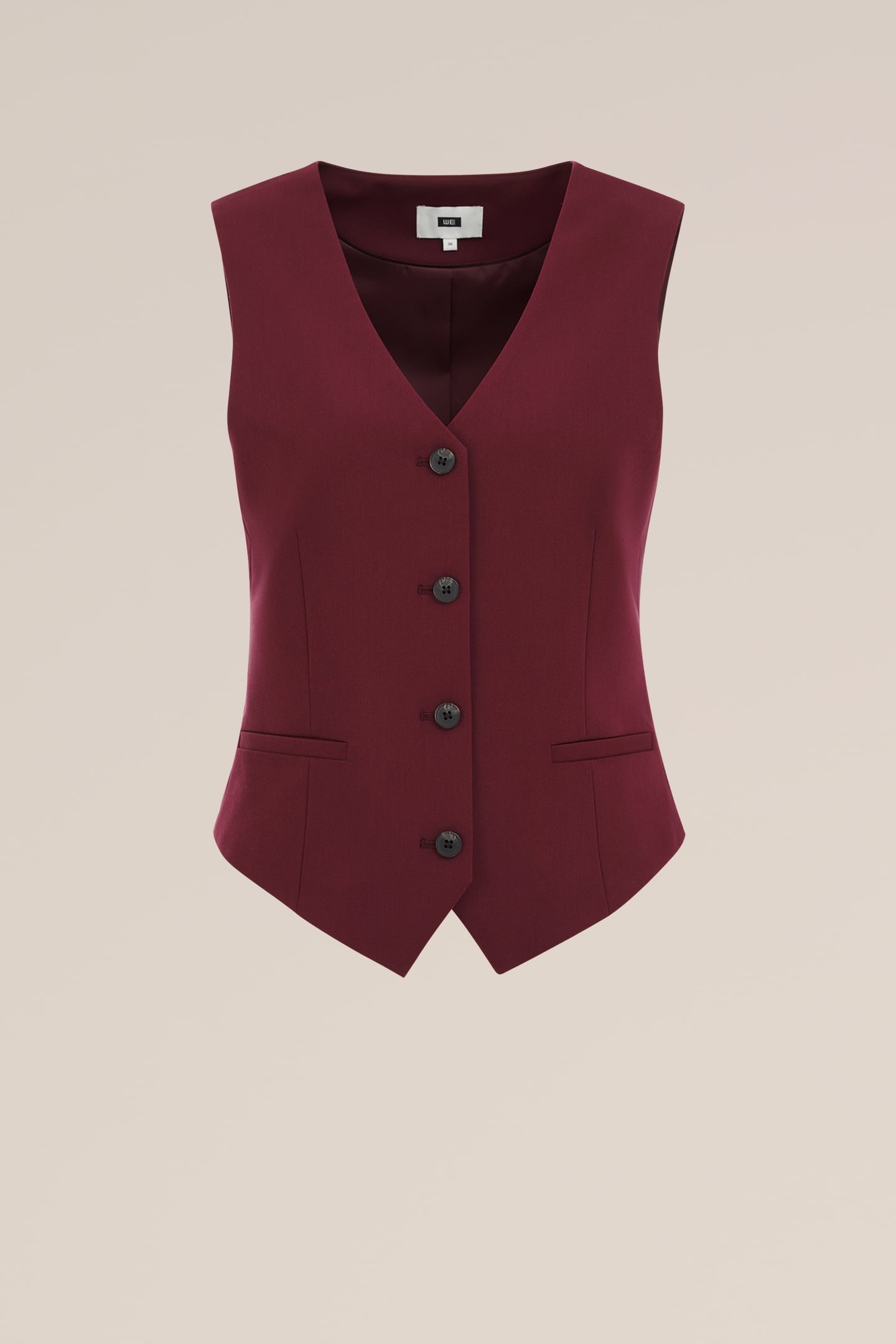 WAISTCOAT BURGUNDY RED 4