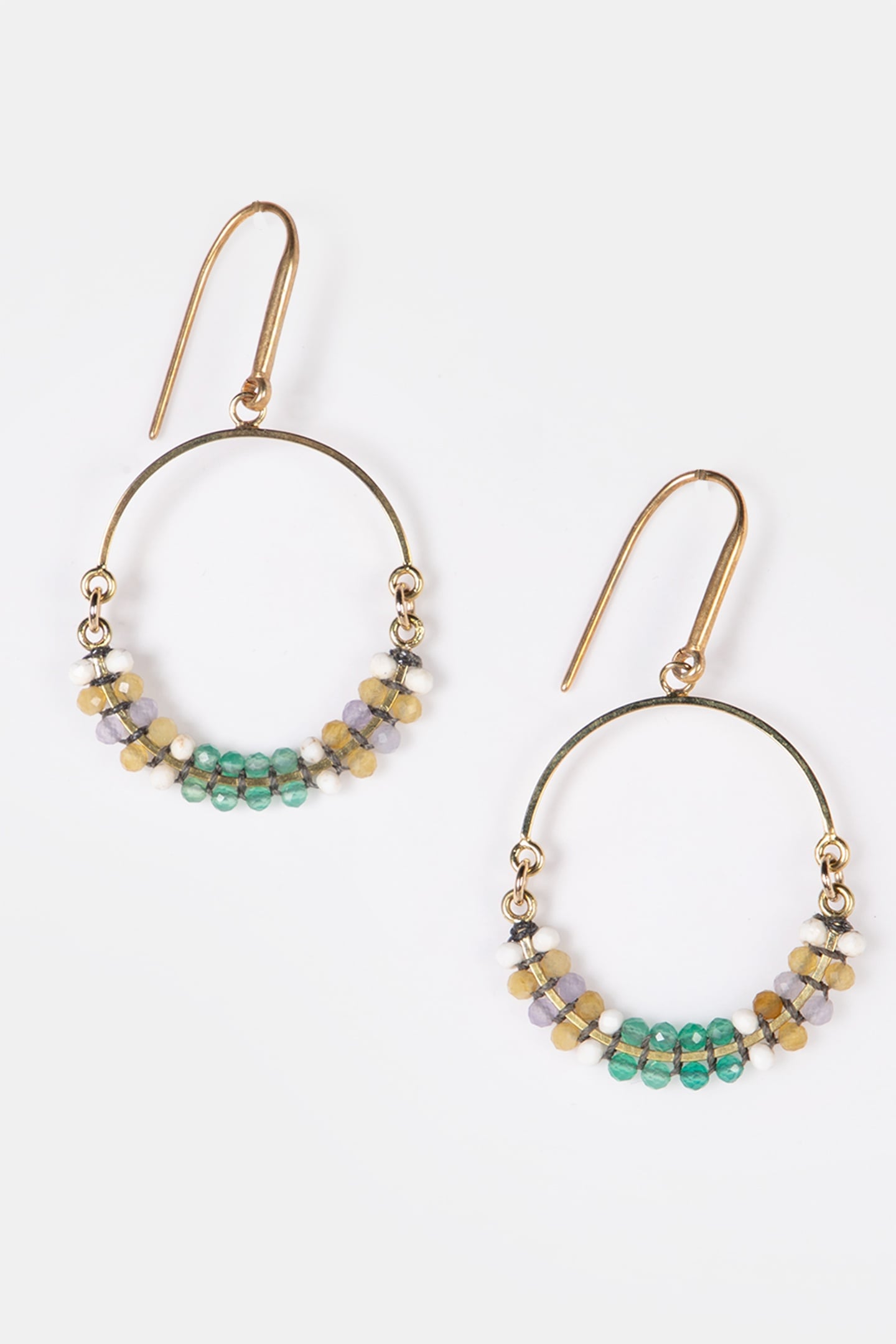 EARRINGS BIJOUX GREEN 1