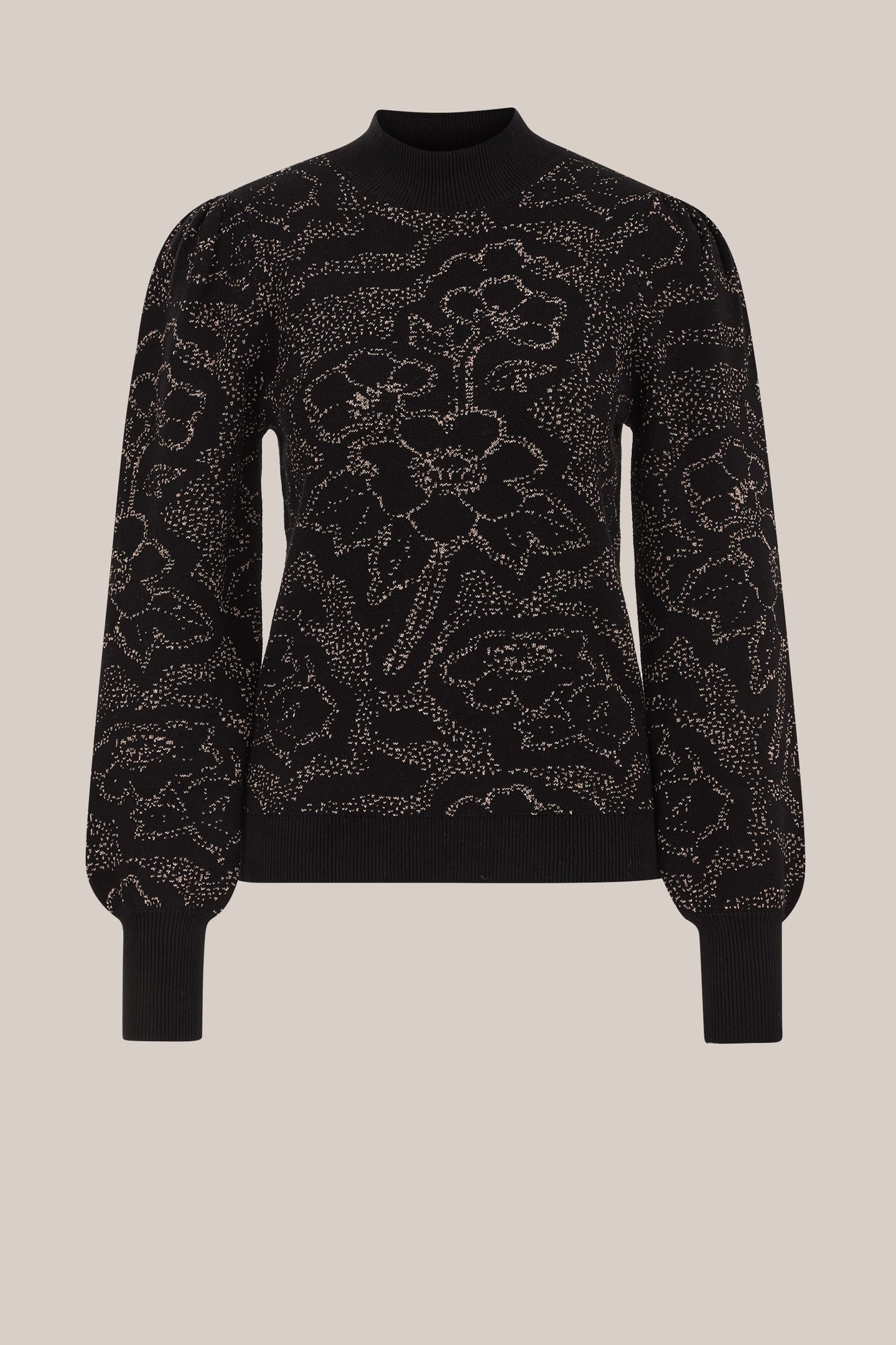 KNITTED PULLOVER BLACK 4