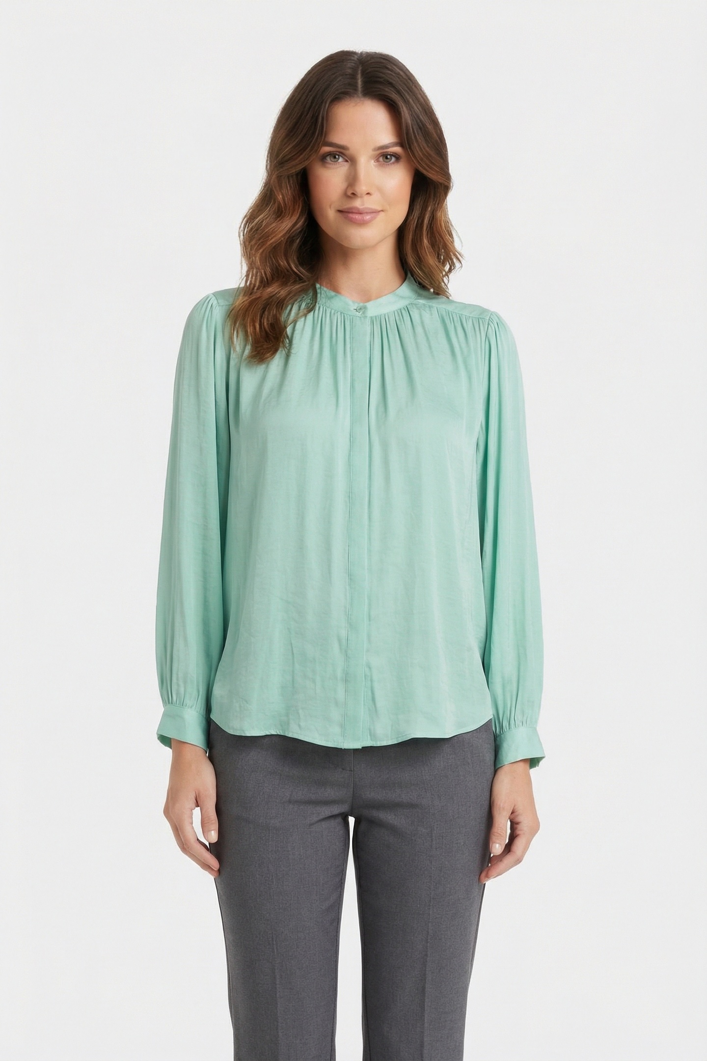 RUBIA BLOUSE OPAL GREEN 1