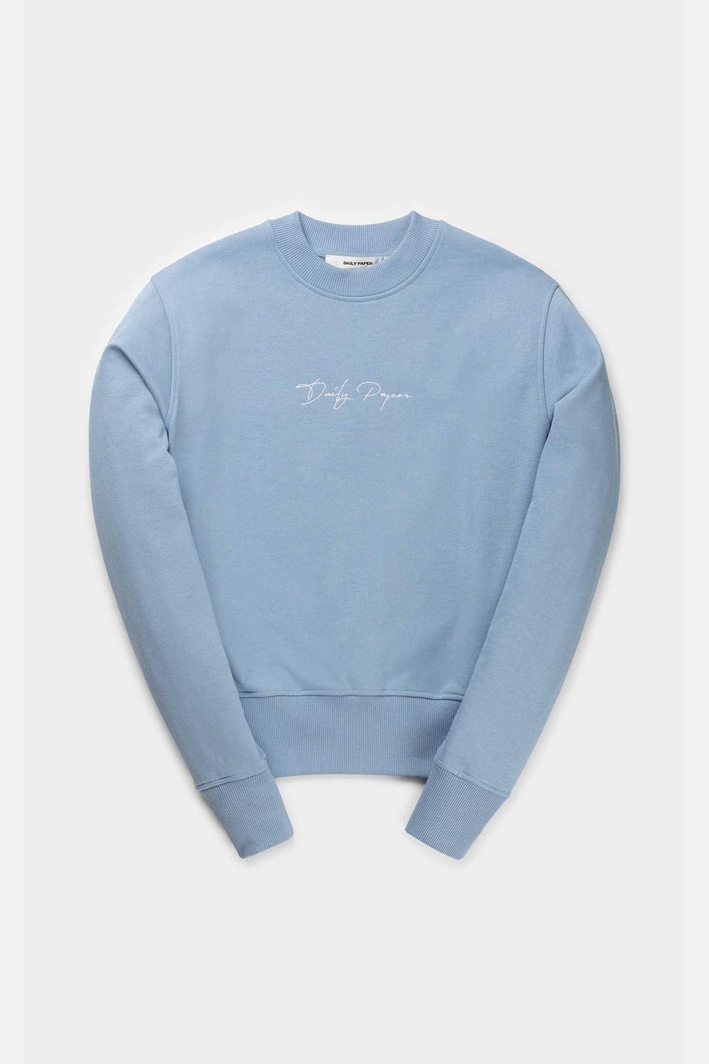 EVVIE SWEAT SCRIPT RAINWASHED BLUE 3