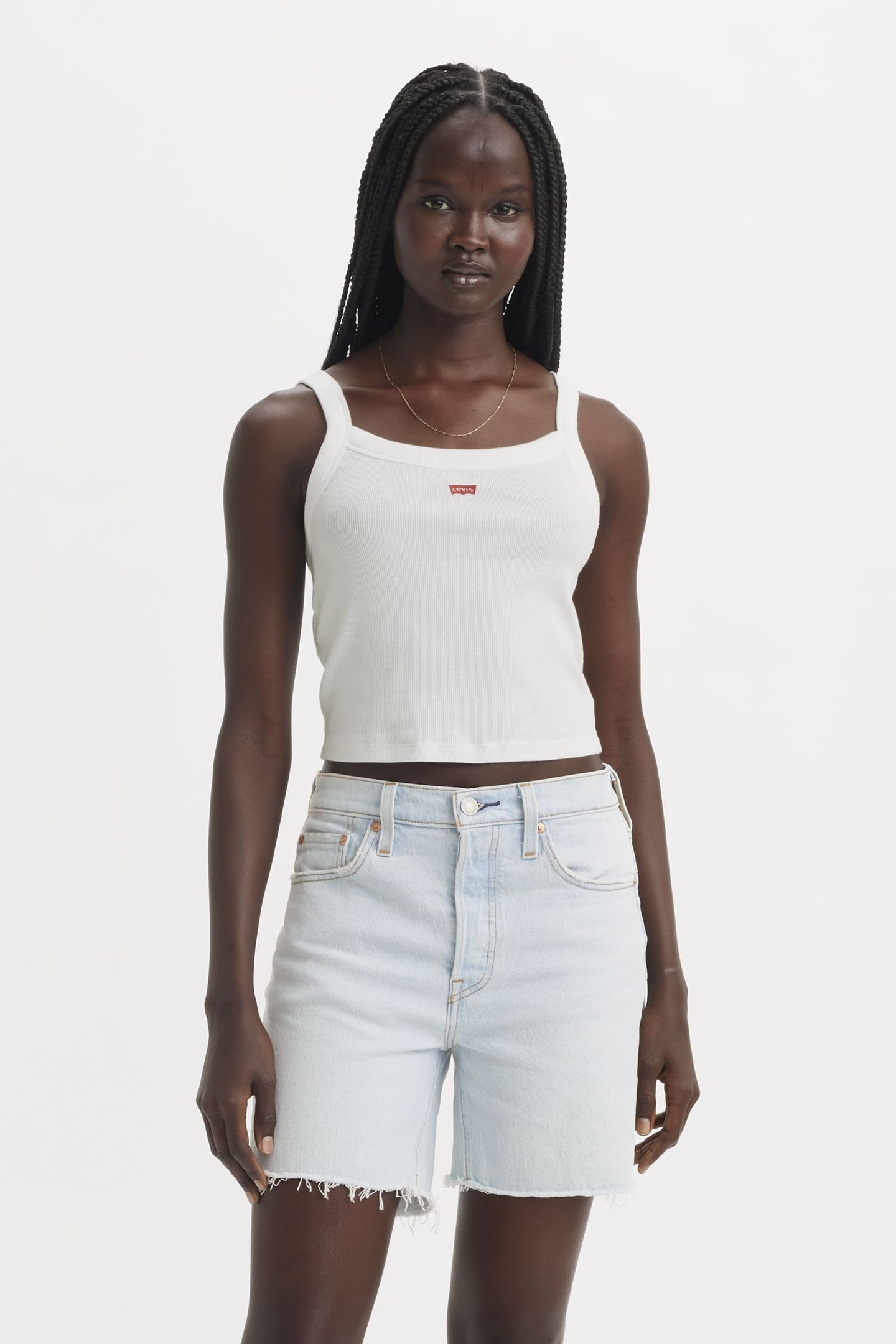 ESSENTIAL SPORTY TANK TOP WHITE 9