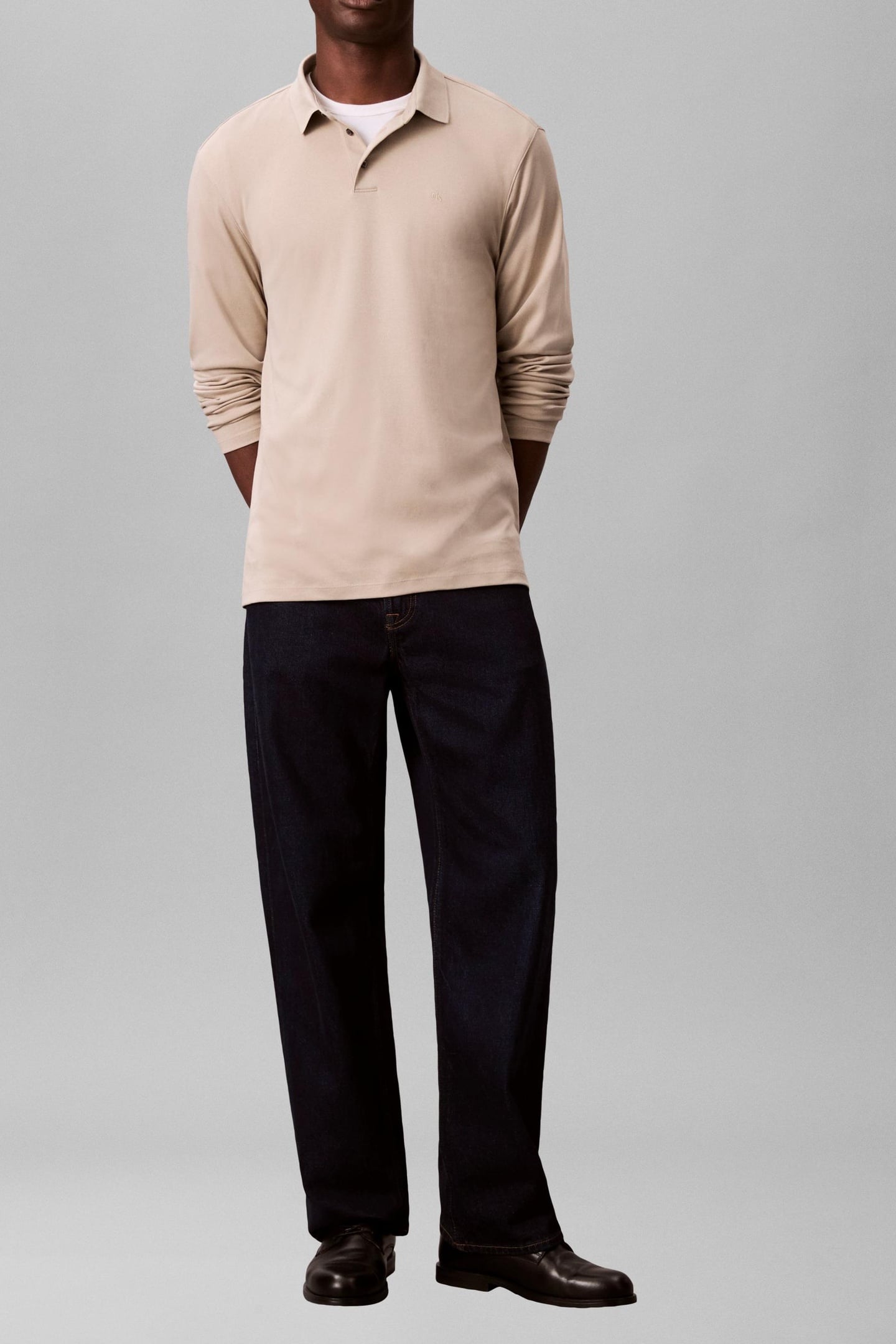 LS SUPIMA COTTON POLO ANCIENT MARBLE 1