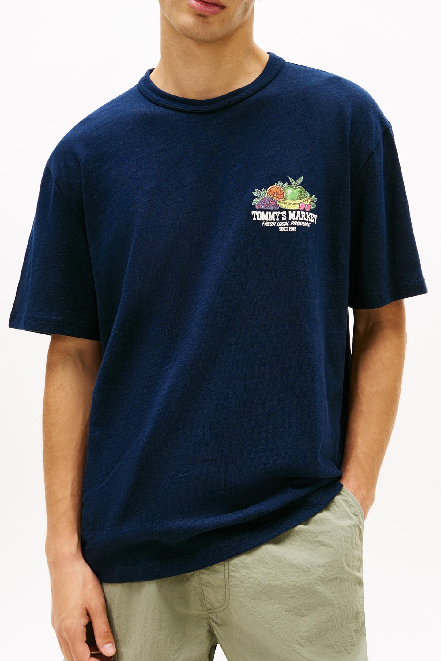 RELAXED FIT T-SHIRT DARK NIGHT NAVY 3