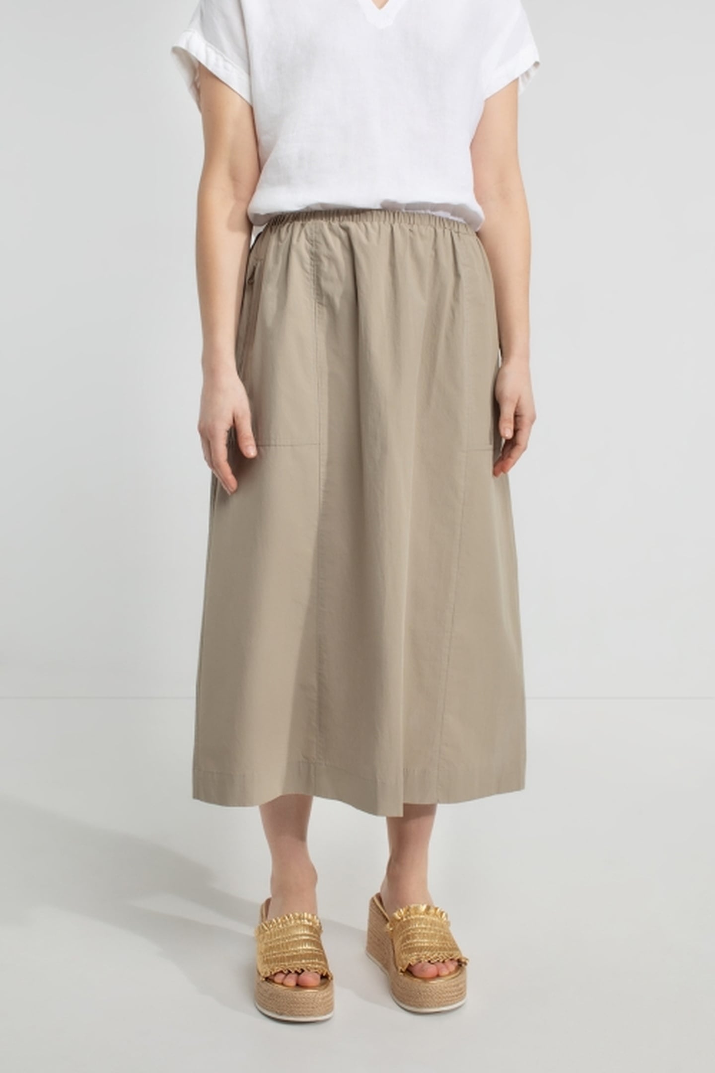 JANNA SKIRT LIGHT OLIVE 2