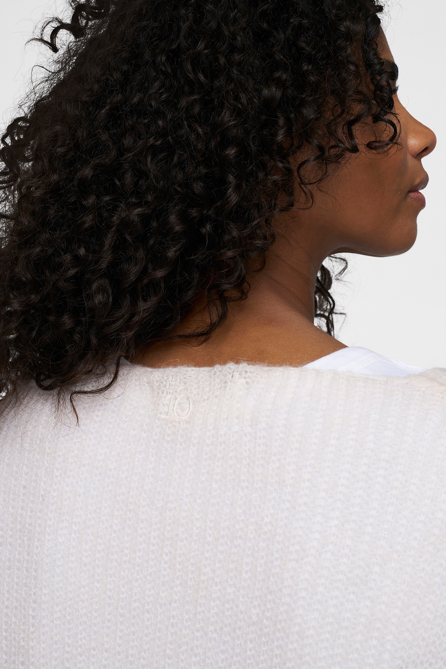 DEEP NECK KNIT SWEATER MARSHMALLOW 6
