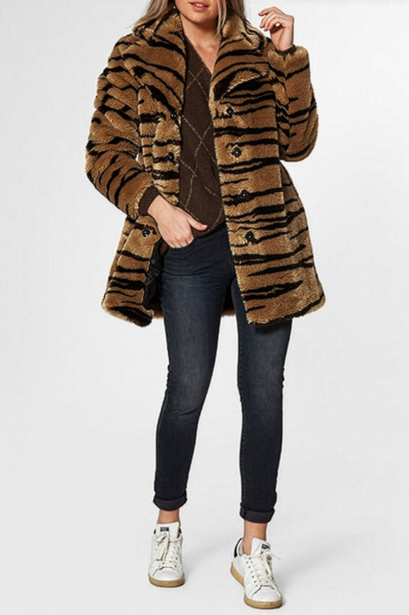 GIRLS CHRISSI COAT CAFFE LATTE 3