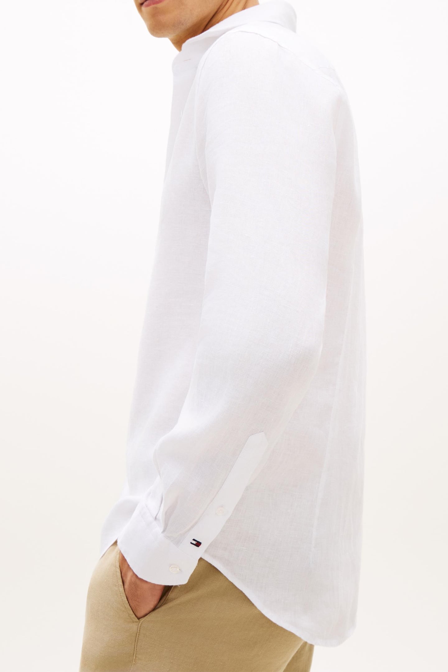 DC LINEN SHIRT OPTIC WHITE 4