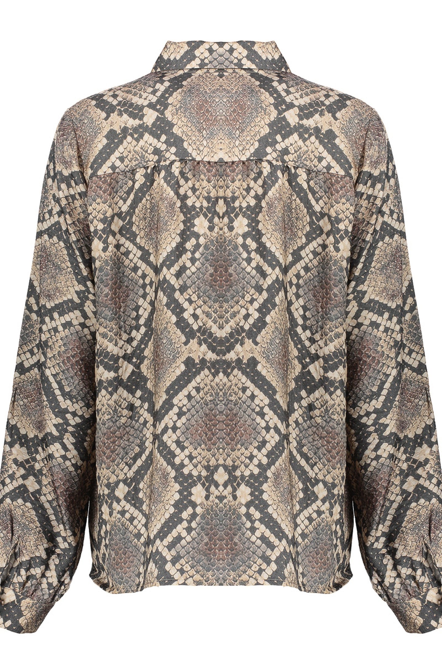 BLOUSE ANIMAL BLACK/SAND 2