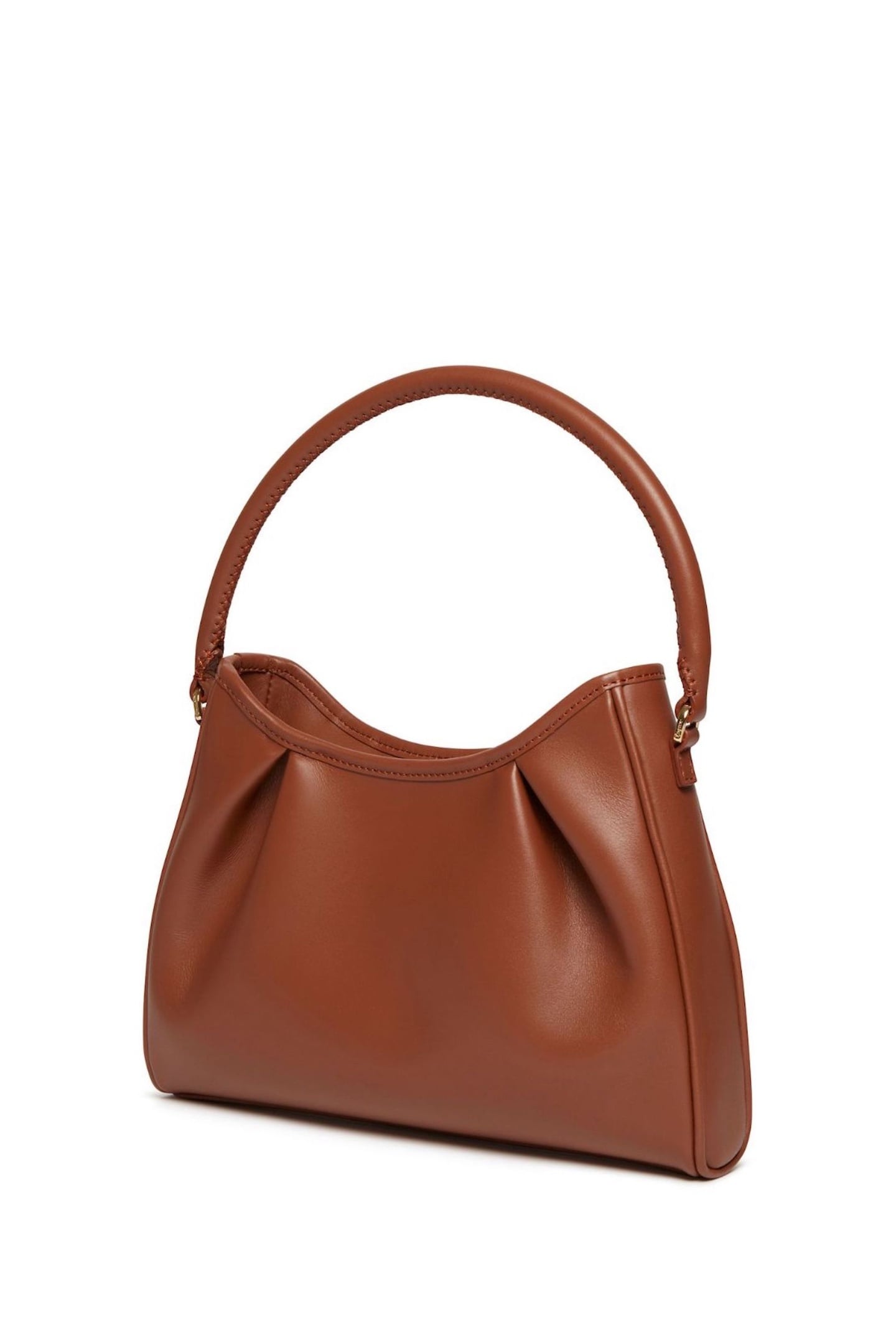 LARGE DIMPLE LEATHER COGNAC 2