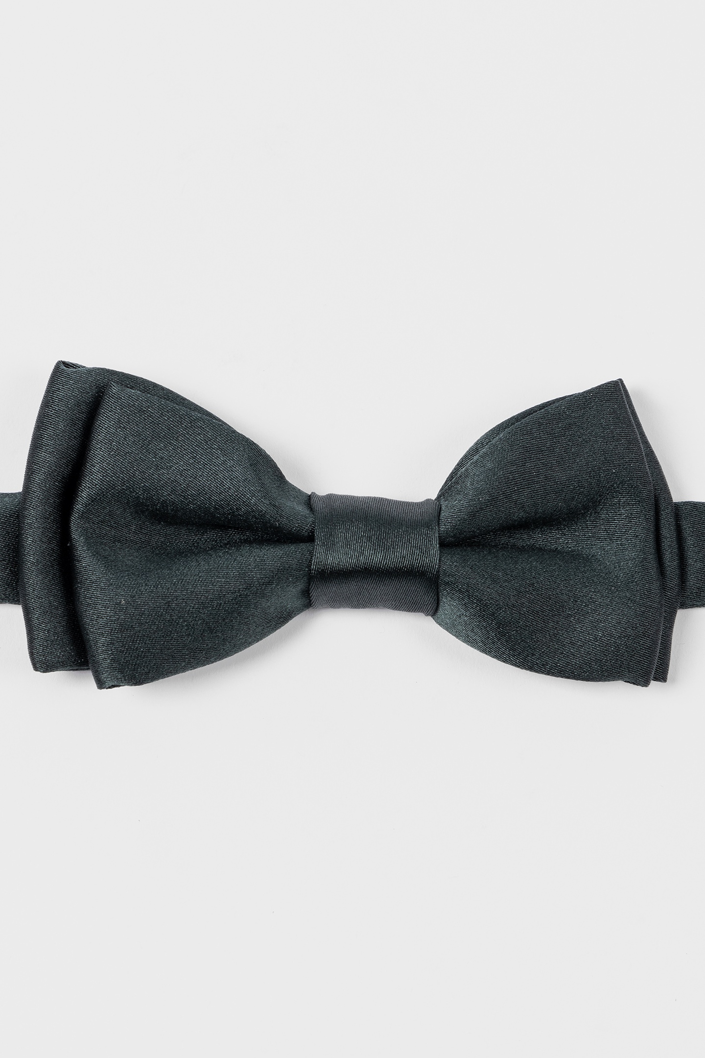 BOWTIE PLAIN SILK VERY DARK GREEN 1