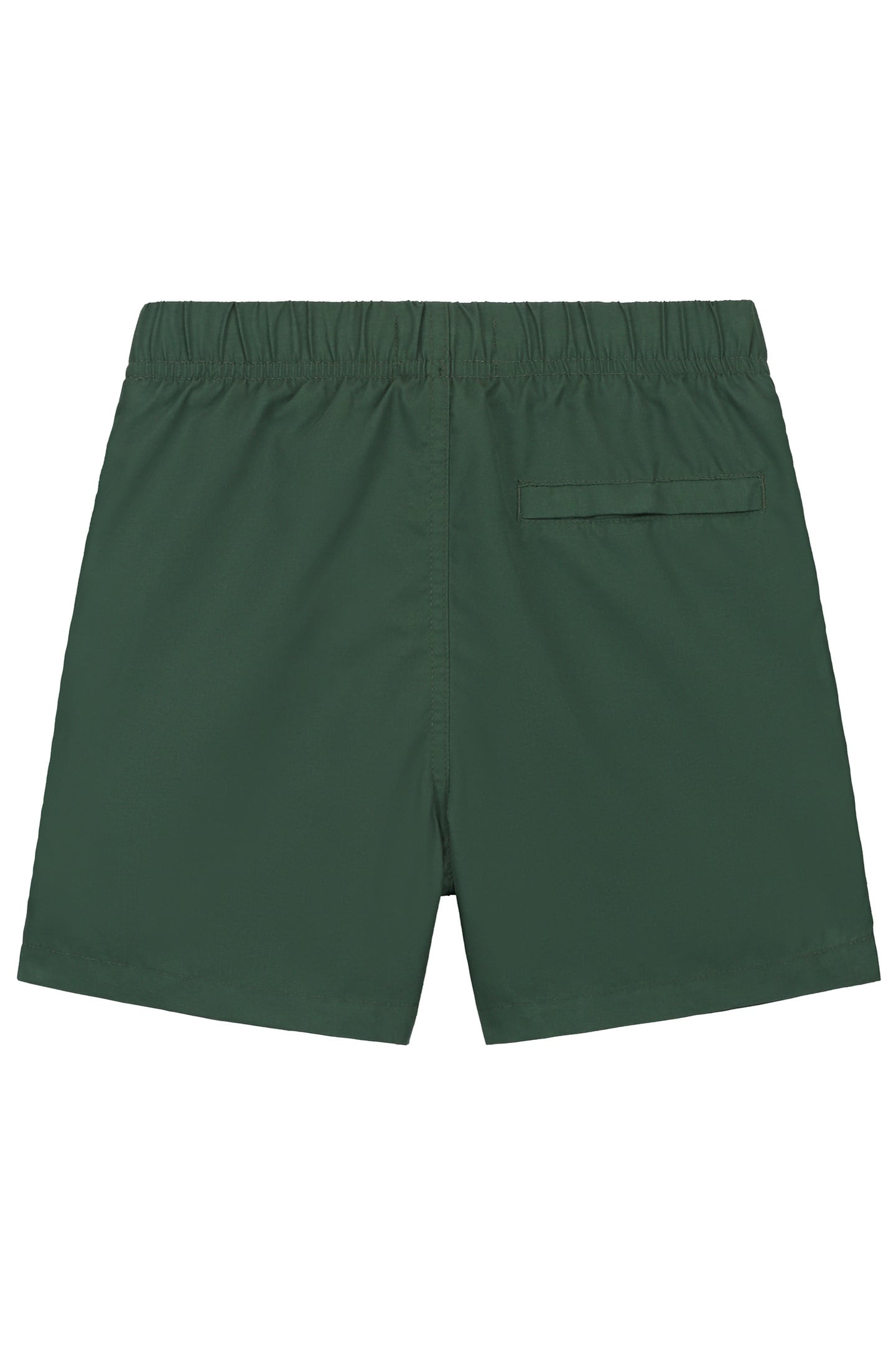BOYS MILO SWIM SHORTS 4 INCH SOLID GREEN LEAF 3