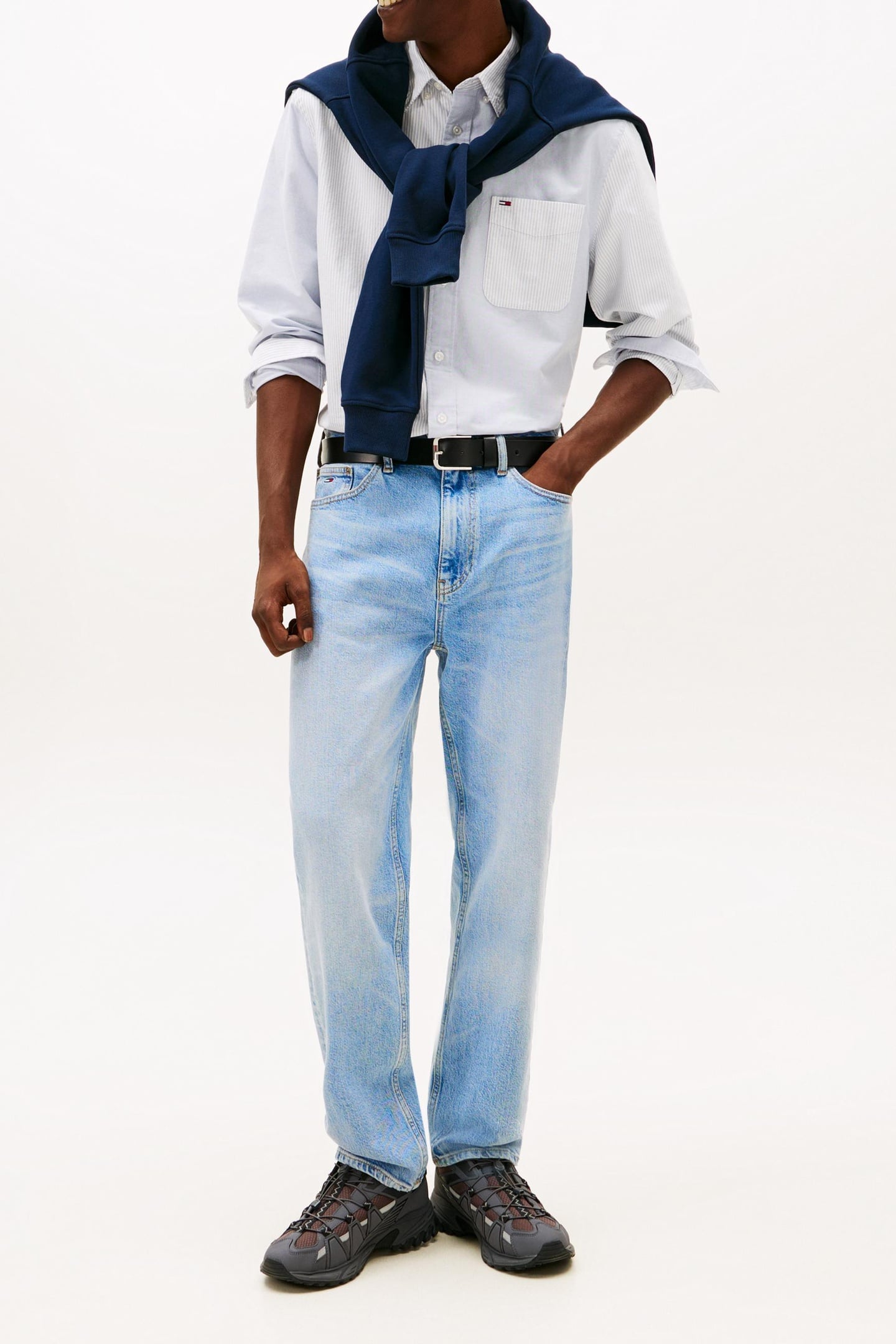 RELAXED OXFORD FUN SHIRT NORDIC IRIS/MULTI 3