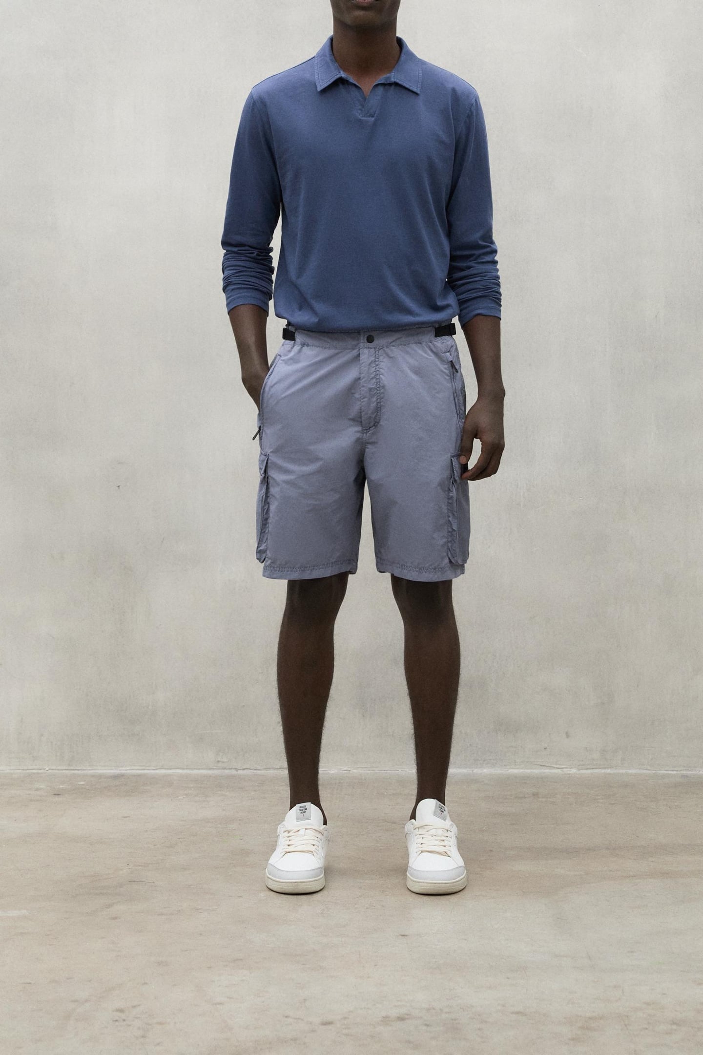 ALISTEALF CARGO SHORTS ASPHALT 1