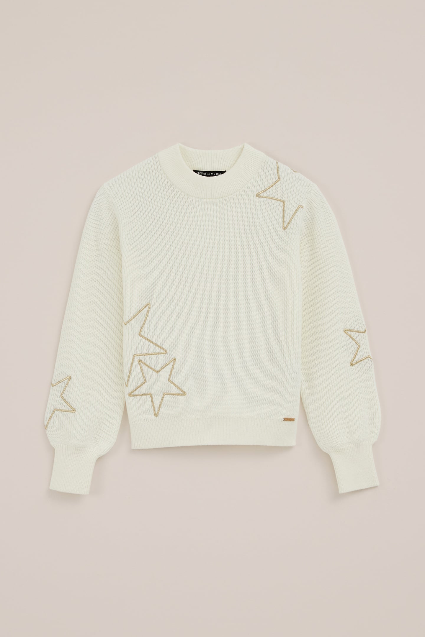 KNITTED PULLOVER ECRU 3