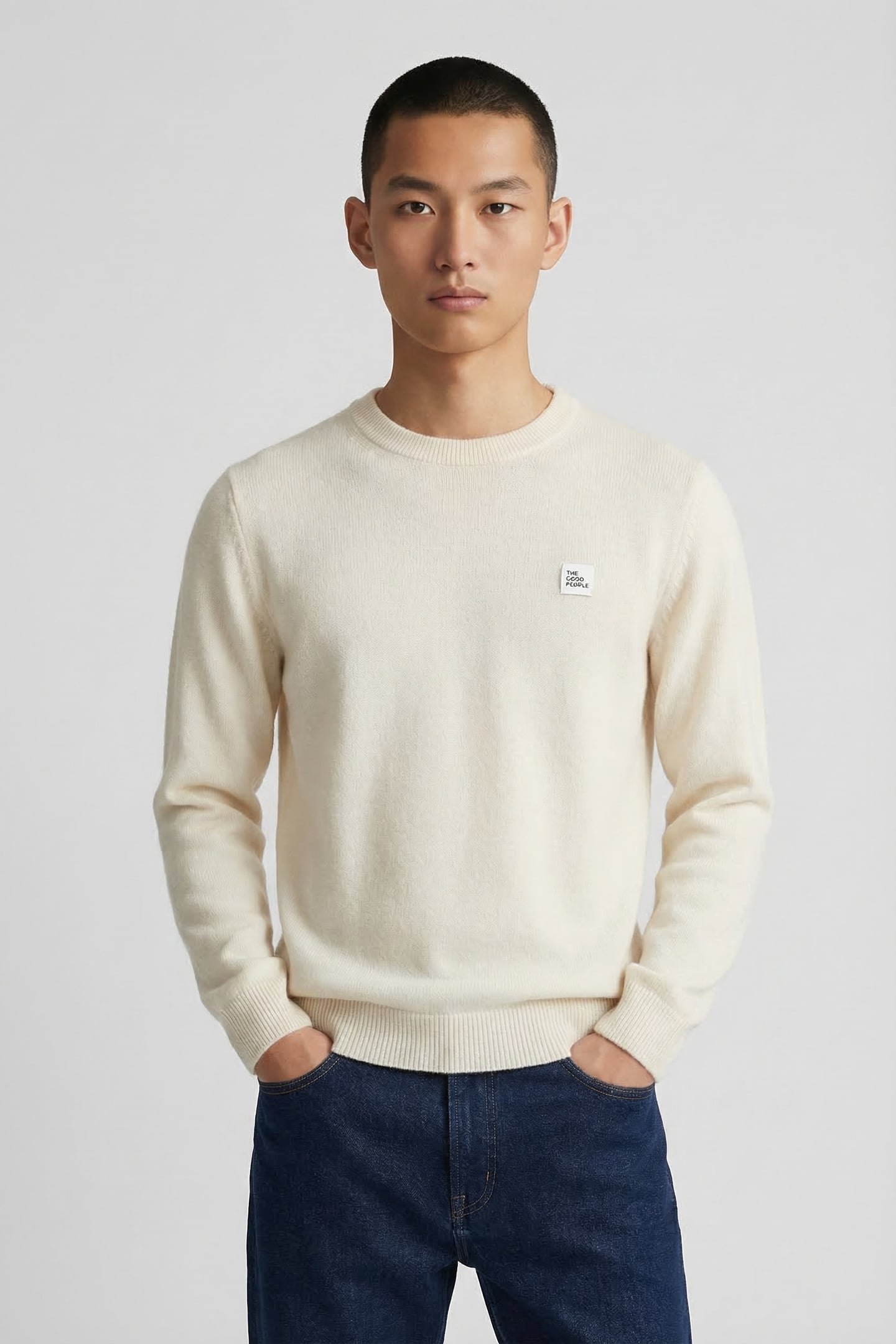 KLOGO KNITWEAR OFF WHITE 1