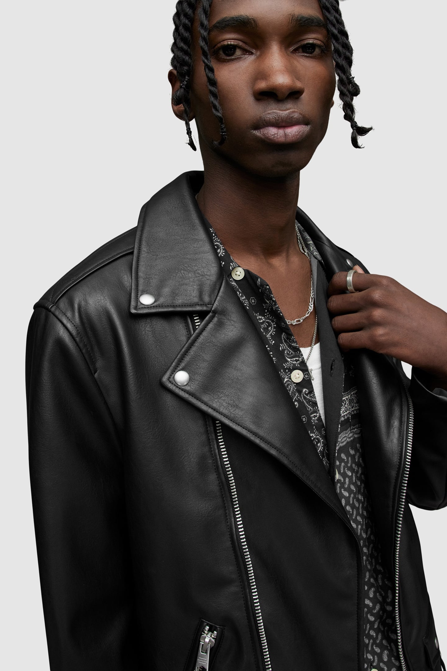 MILO FAUX LEATHER BI BLACK 8