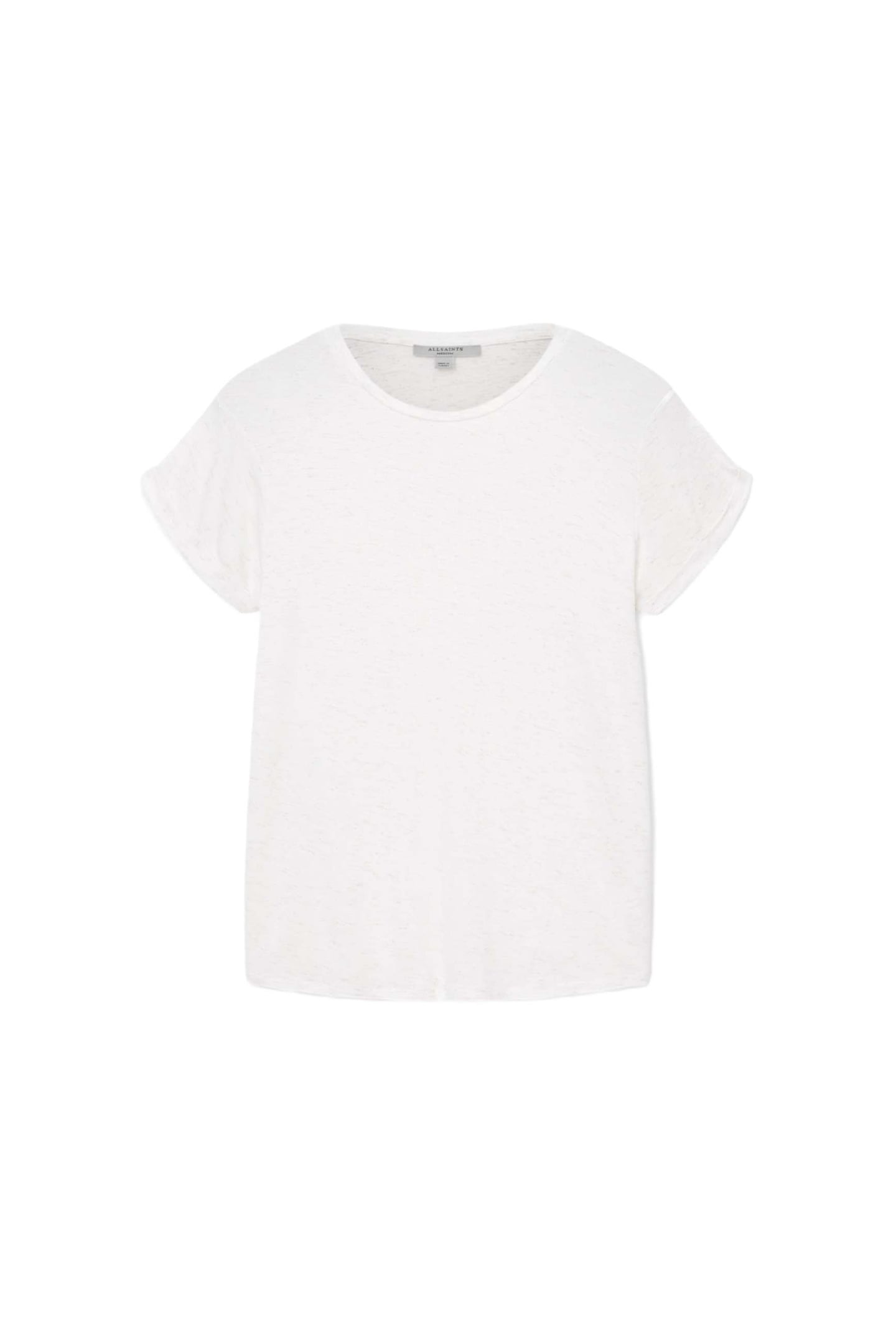 ANNA SHIMMER TEE STONE WHITE 6