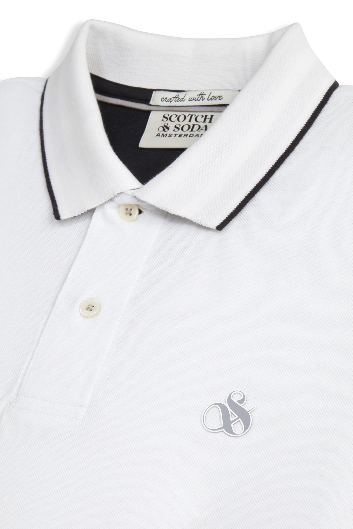 TIPPED POLO BRIGHT WHITE 3