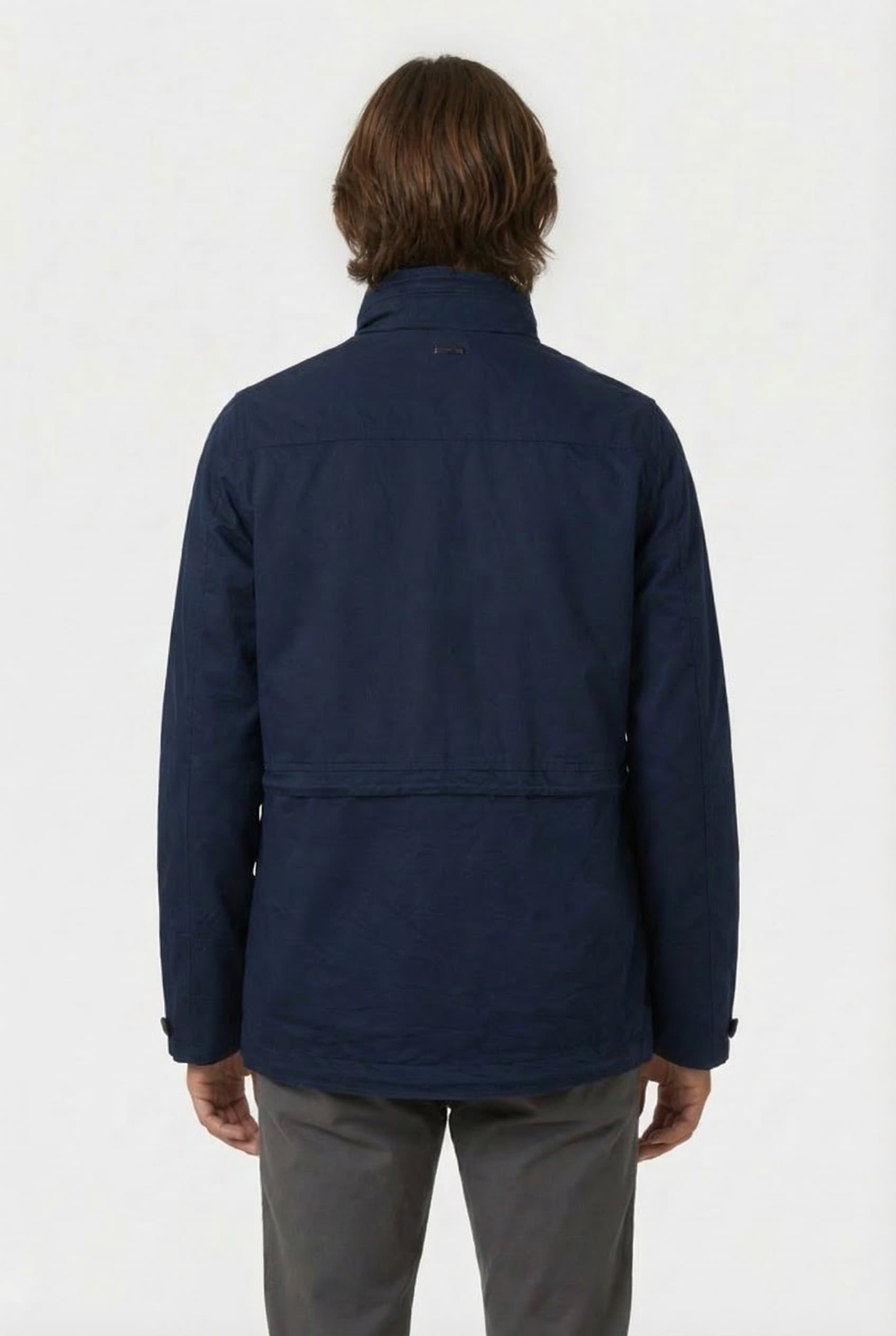 WASHED HOODED FIELD JACKET MIDNIGHT 2
