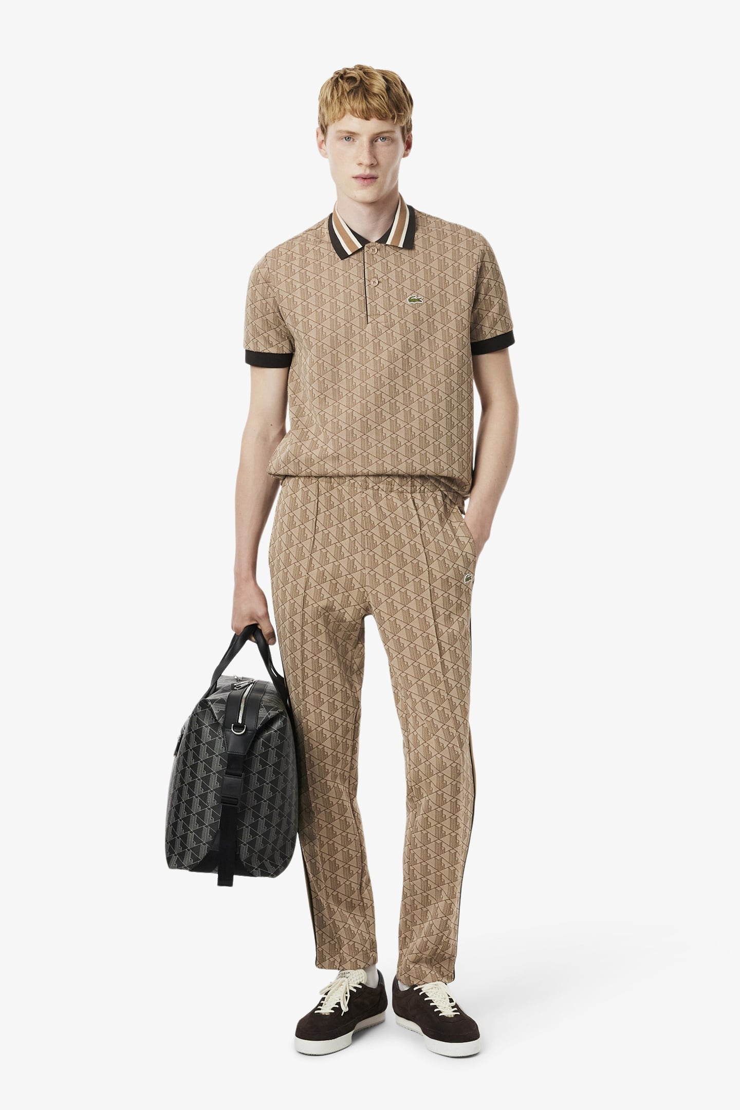 TRACKSUIT TROUSERS CROISSANT/COOKIE-PORT 2