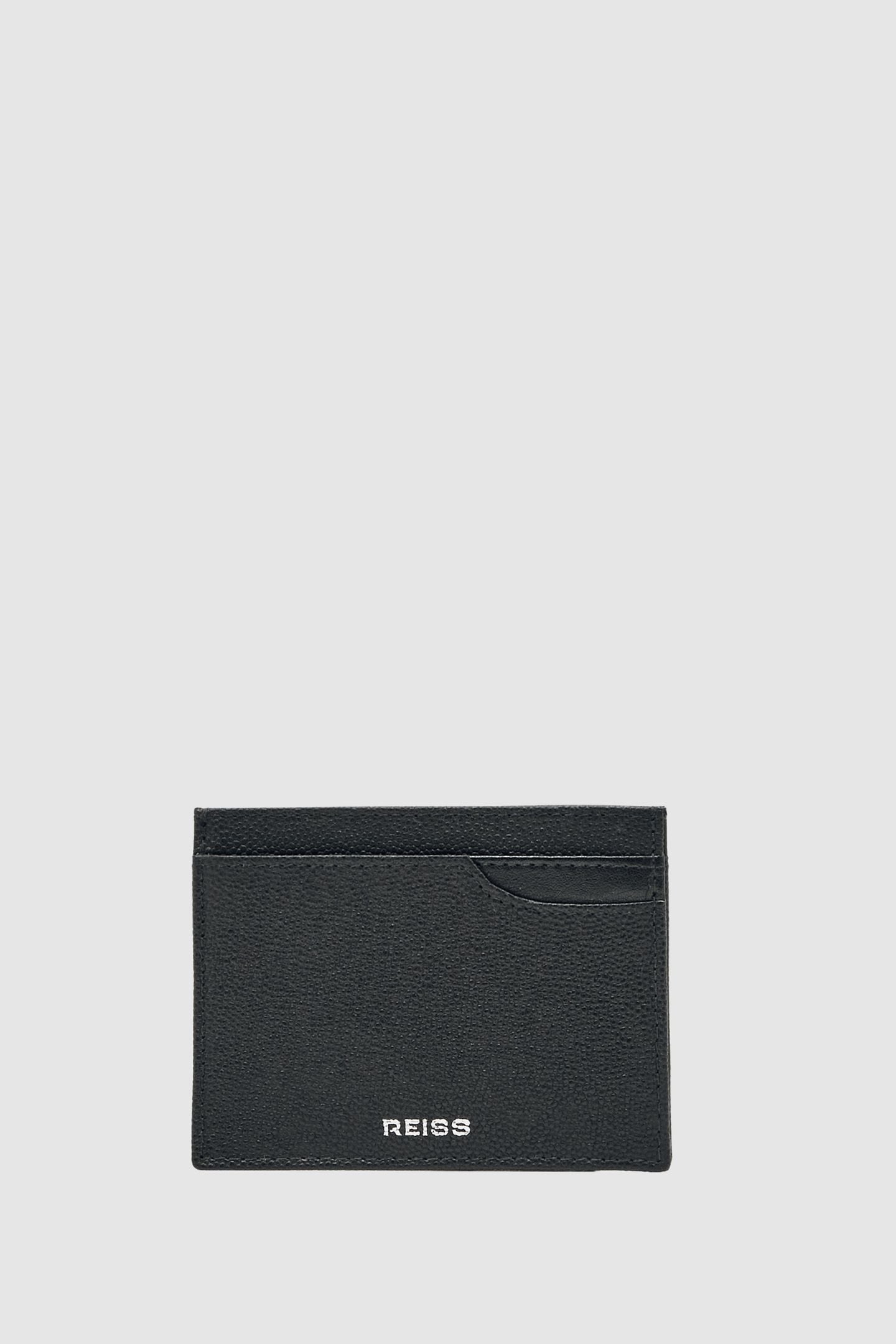 MICRO GRAIN LEATHER CARDHOLDER BLACK 1
