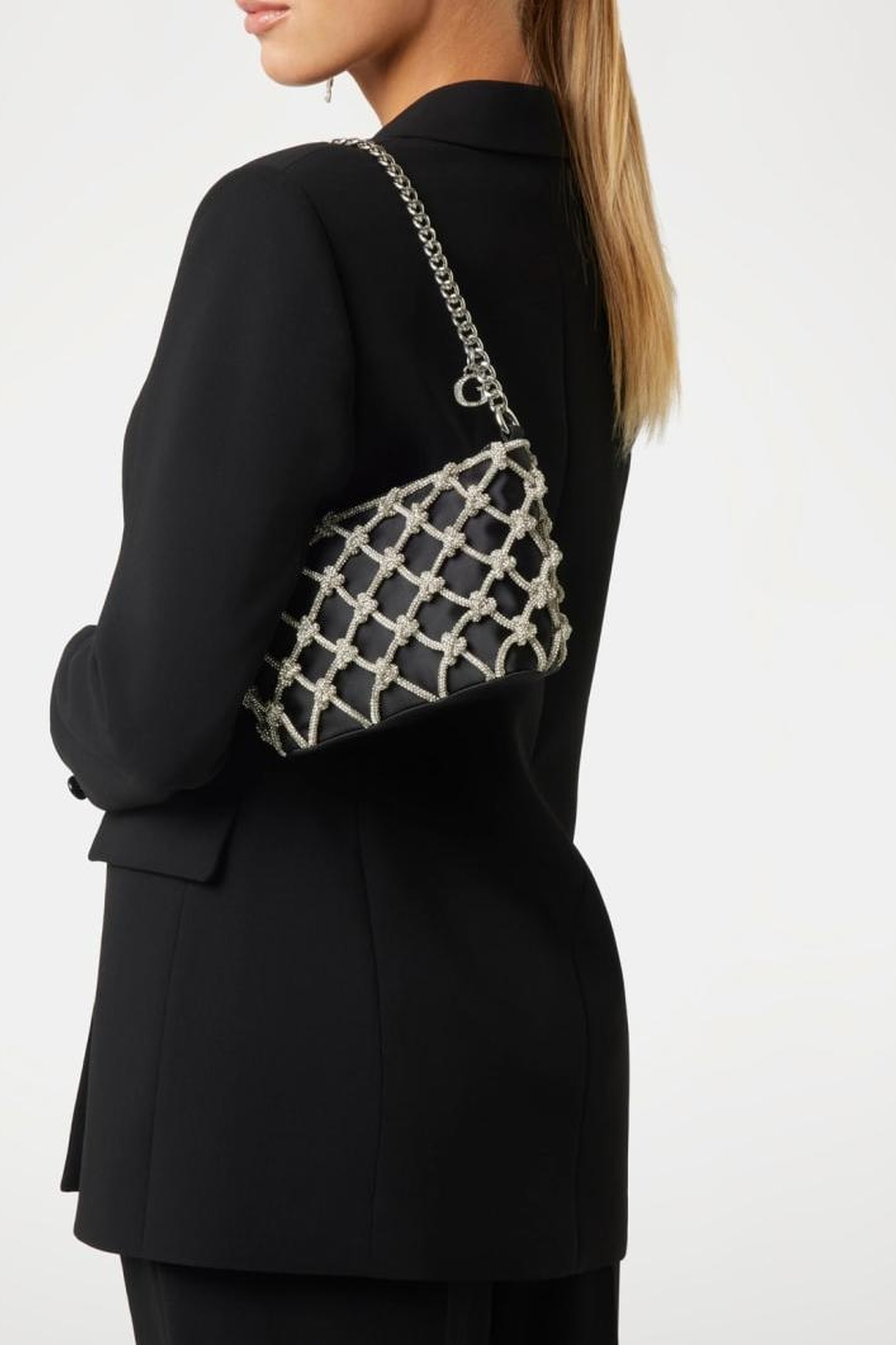 MARCIANO BY GUESS ZALINA TOP ZIP SHOULDER BAG BLACK 3