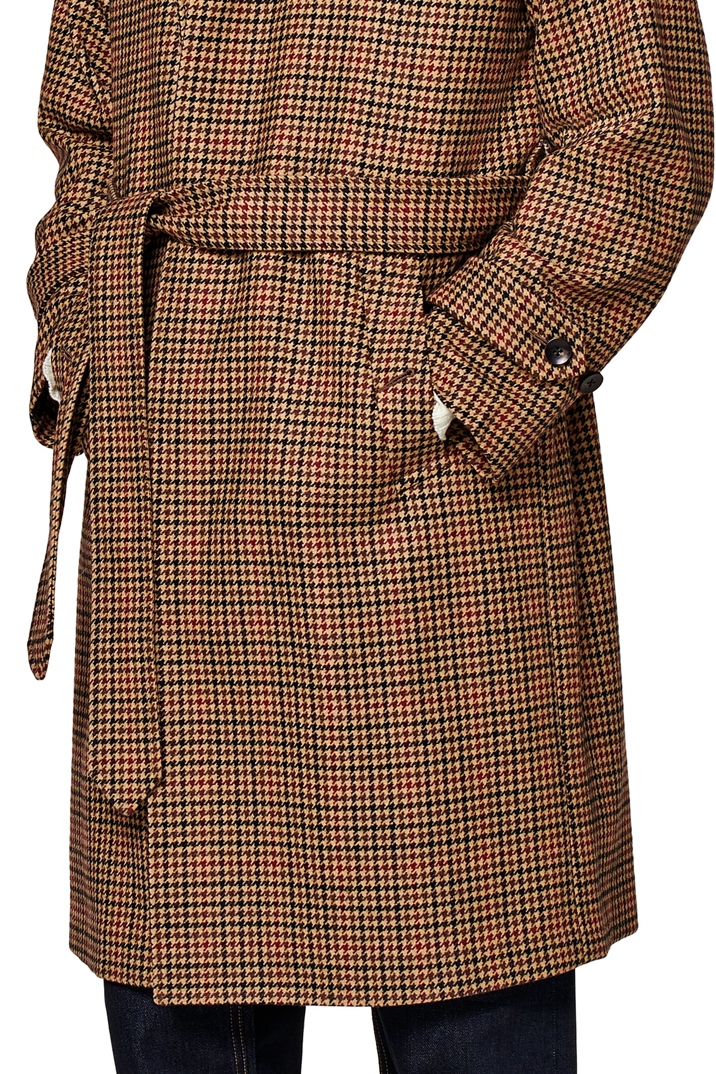 HEADINGTON-HOUNDSTOOTH BROWN & RED 8