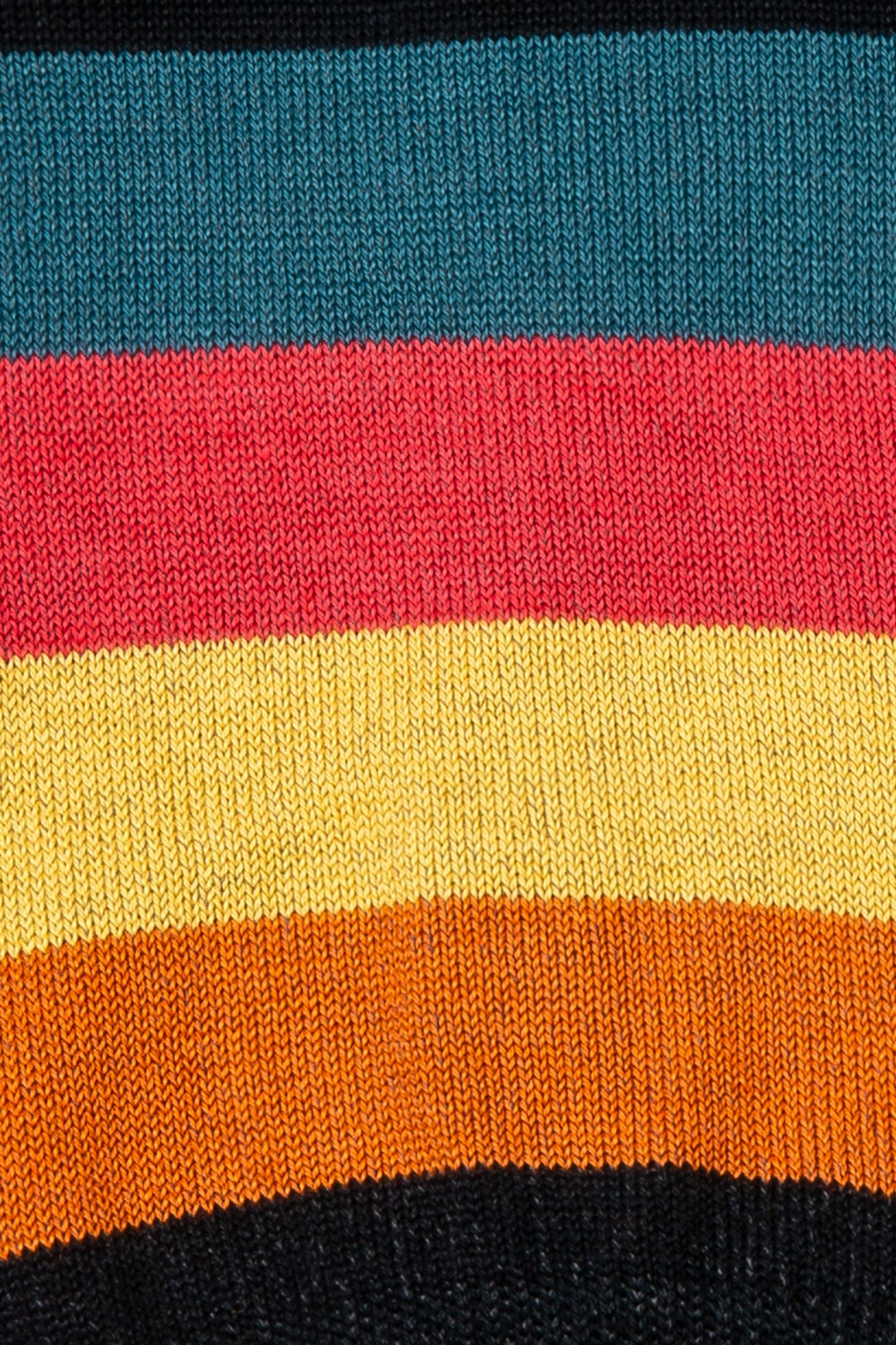 SOCK NO SHOW STRIPE PETROL GREEN 4