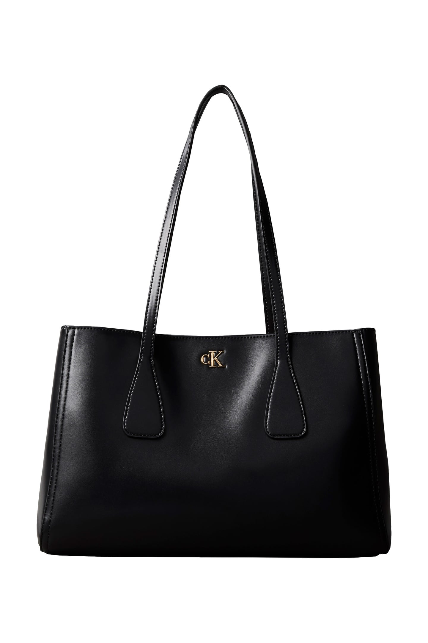 MEDIUM WORK TOTE BAG BLACK/ANTIQUE LIGHT GOLD 2