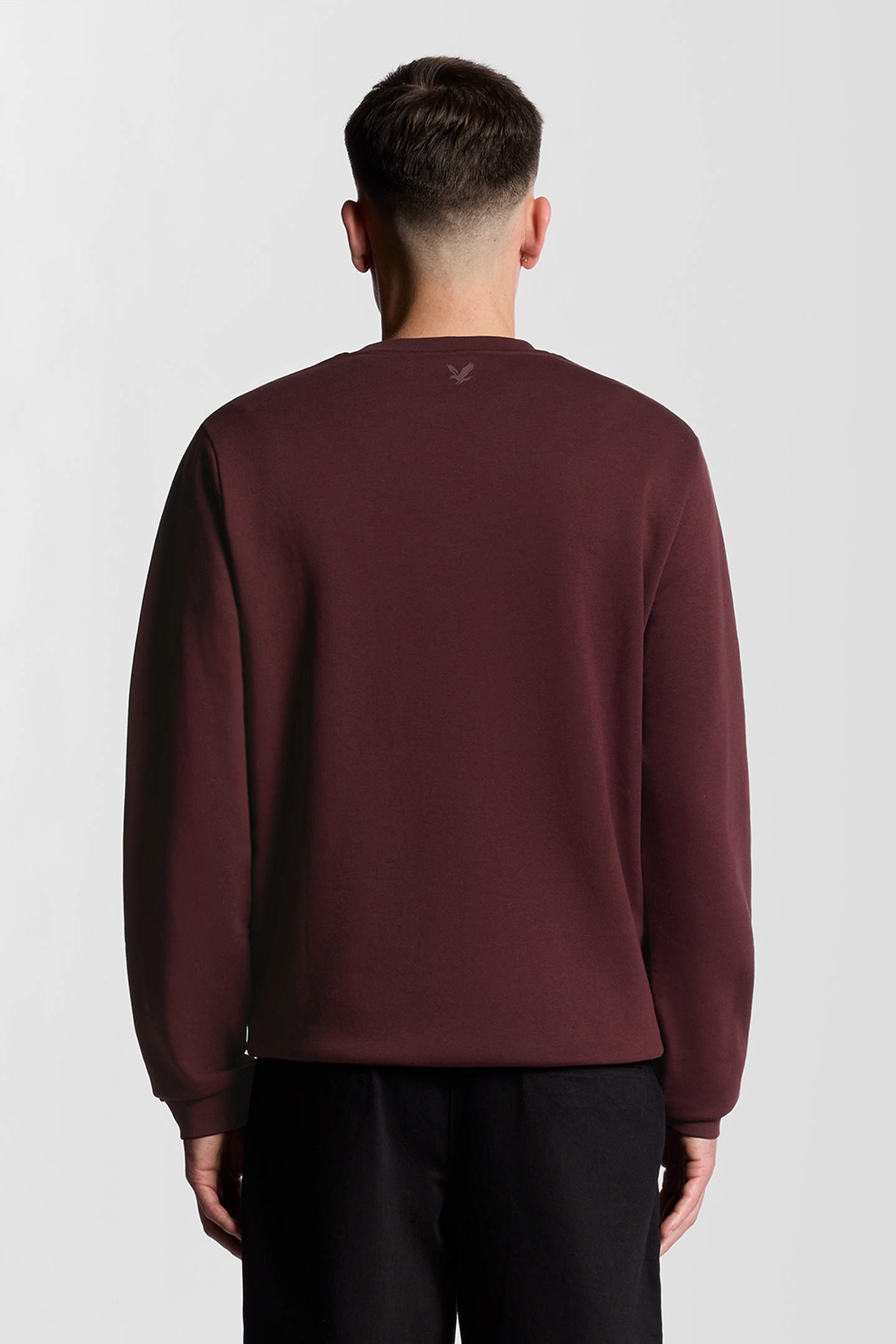 LOGO BRUSHBACK CREW NECK JUMPER PORT 3