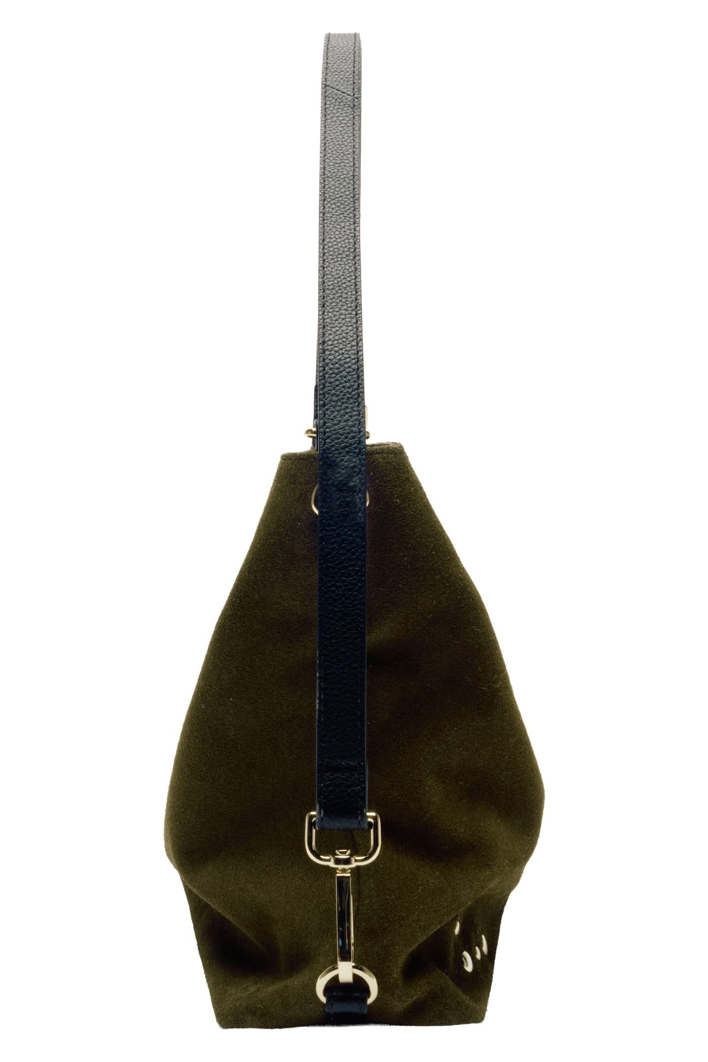 RIO SUEDE DARK OLIVE W. GOLD 5