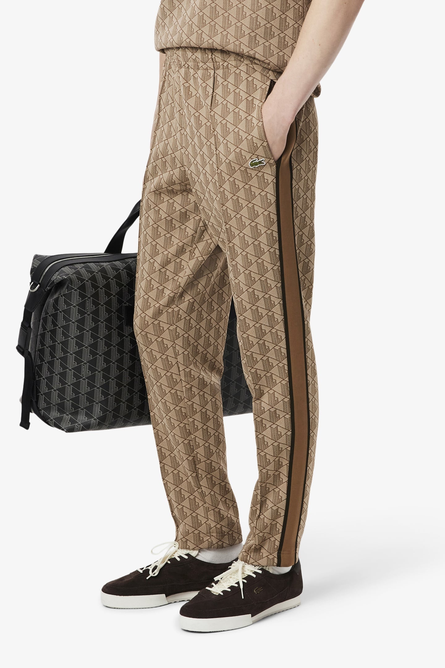 TRACKSUIT TROUSERS CROISSANT/COOKIE-PORT 4