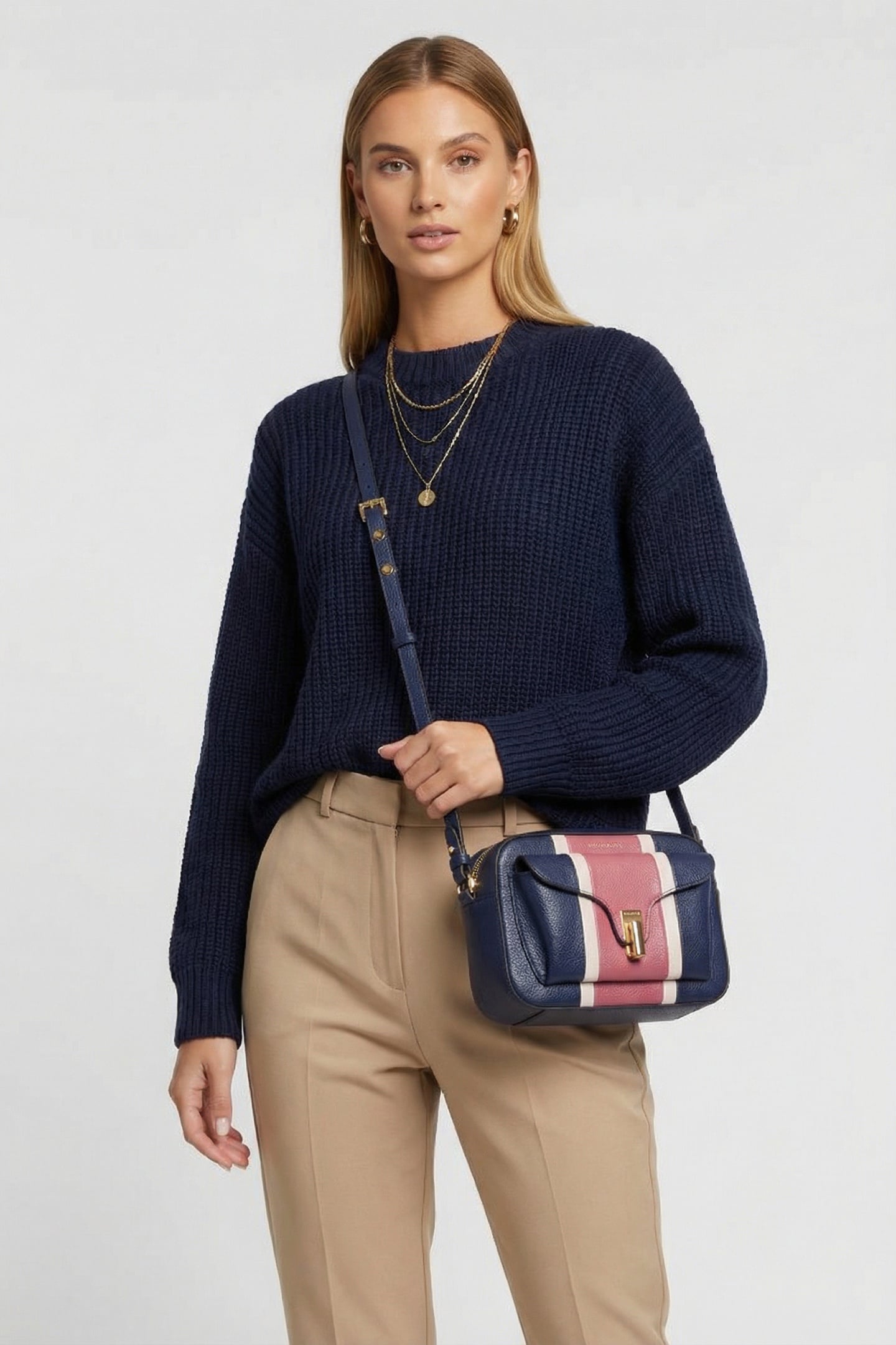 CROSS BODY CAMERA BAG IN COLOUR BLOCK 1