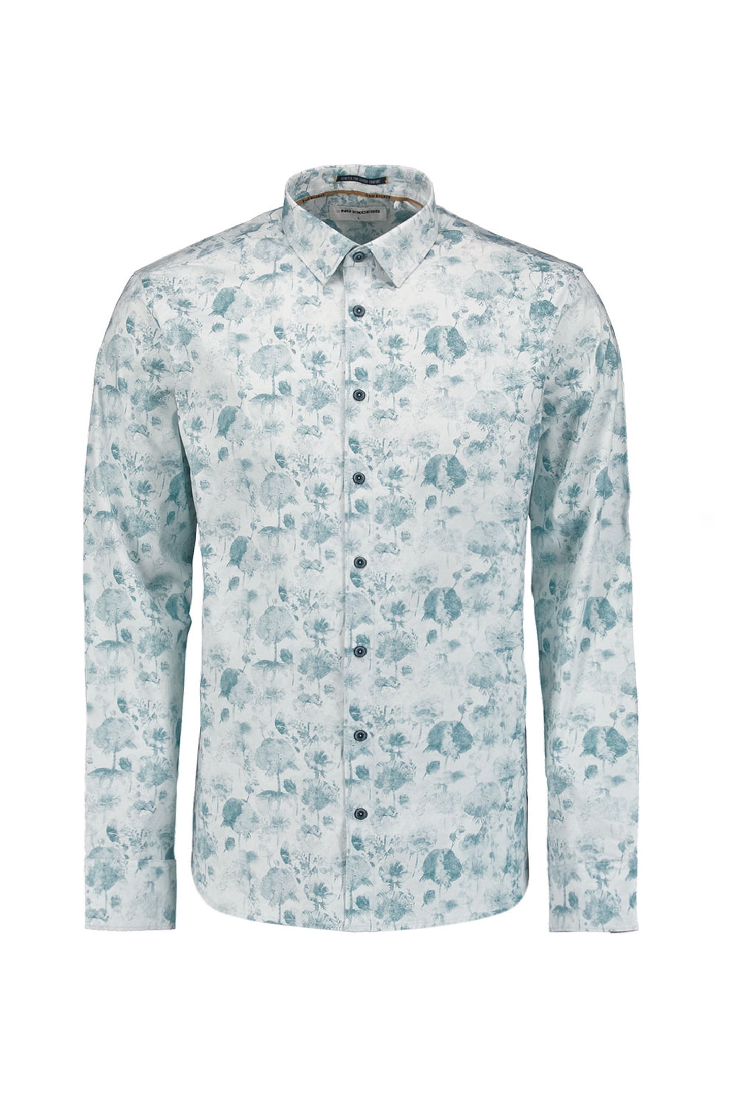 SHIRT STRETCH ALLOVER PRINTED CHALK 5