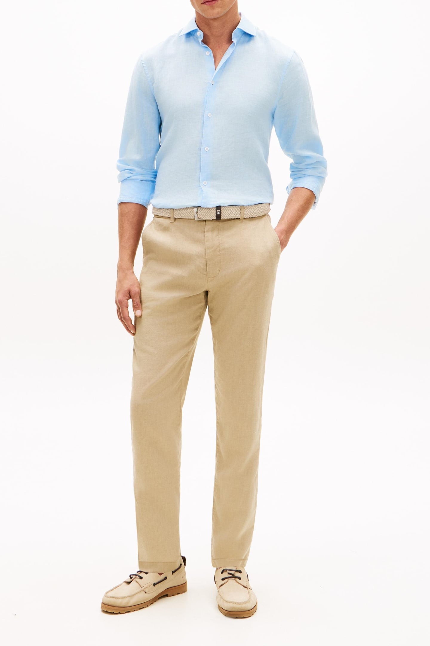 DC LINEN SHIRT BREEZY BLUE 1