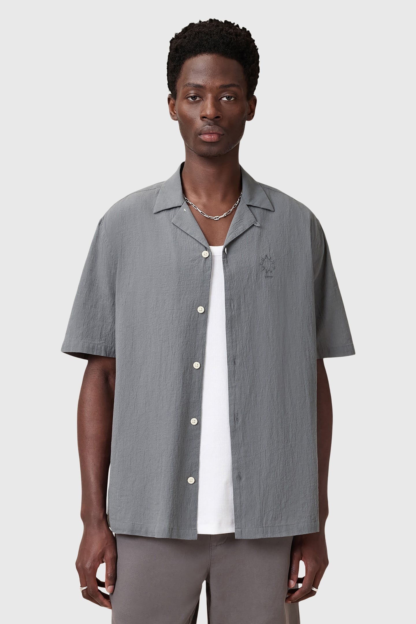 HAVEN SS SHIRT PILLAR GREY 2
